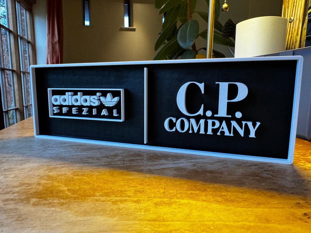 Adidas Spezial × C.P. Company Inspired 3D Wall Plaque – Multi Colour Options