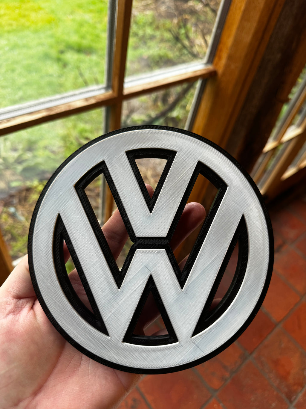 Volkswagen VW 3D Printed Logo Wall Sign – Garage & Car Display Plaque