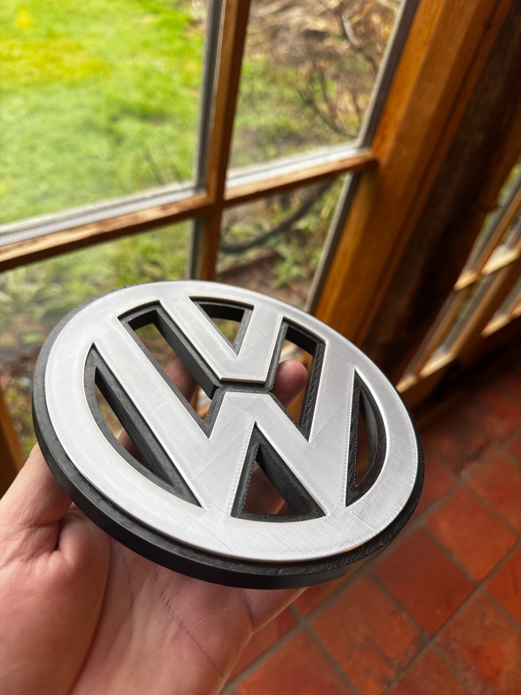 Volkswagen VW 3D Printed Logo Wall Sign – Garage & Car Display Plaque