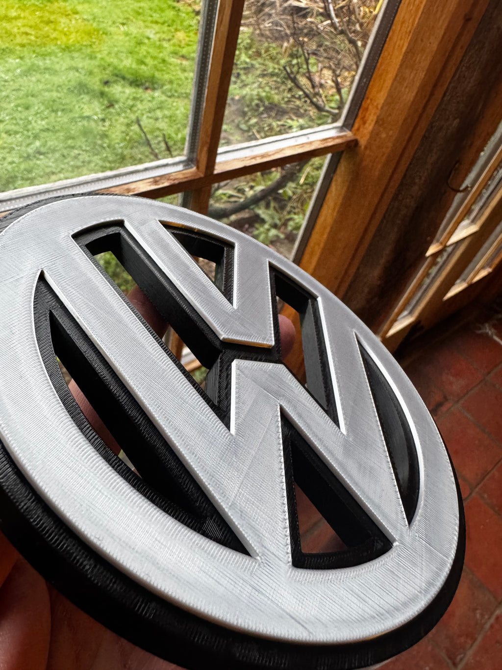 Volkswagen VW 3D Printed Logo Wall Sign – Garage & Car Display Plaque
