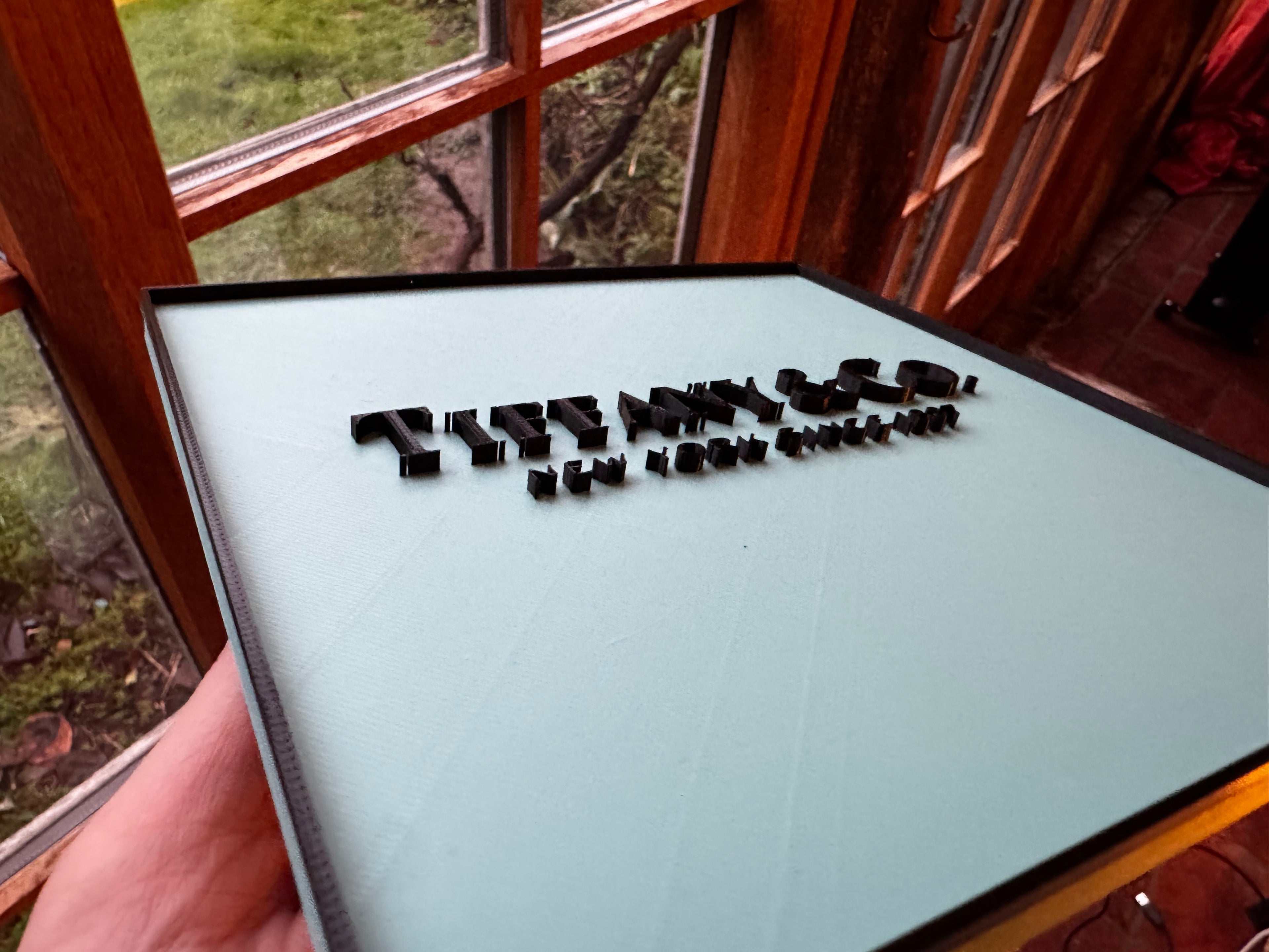 Tiffany & Co. Inspired 3D Printed Wall Plaque – Tiffany Blue Display Sign