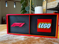 F1 × LEGO 3D Printed Display Plaque – Formula 1 Motorsport Wall Sign
