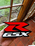 Suzuki GSX-R 3D Printed Motorcycle Logo Sign – GSXR Garage & Man Cave Display