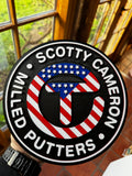 Scotty Cameron USA Circle Logo 3D Printed Golf Sign – Milled Putters Wall Plaque