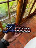 Titleist USA Stars & Stripes 3D Printed Golf Sign – American Golf Display Plaque