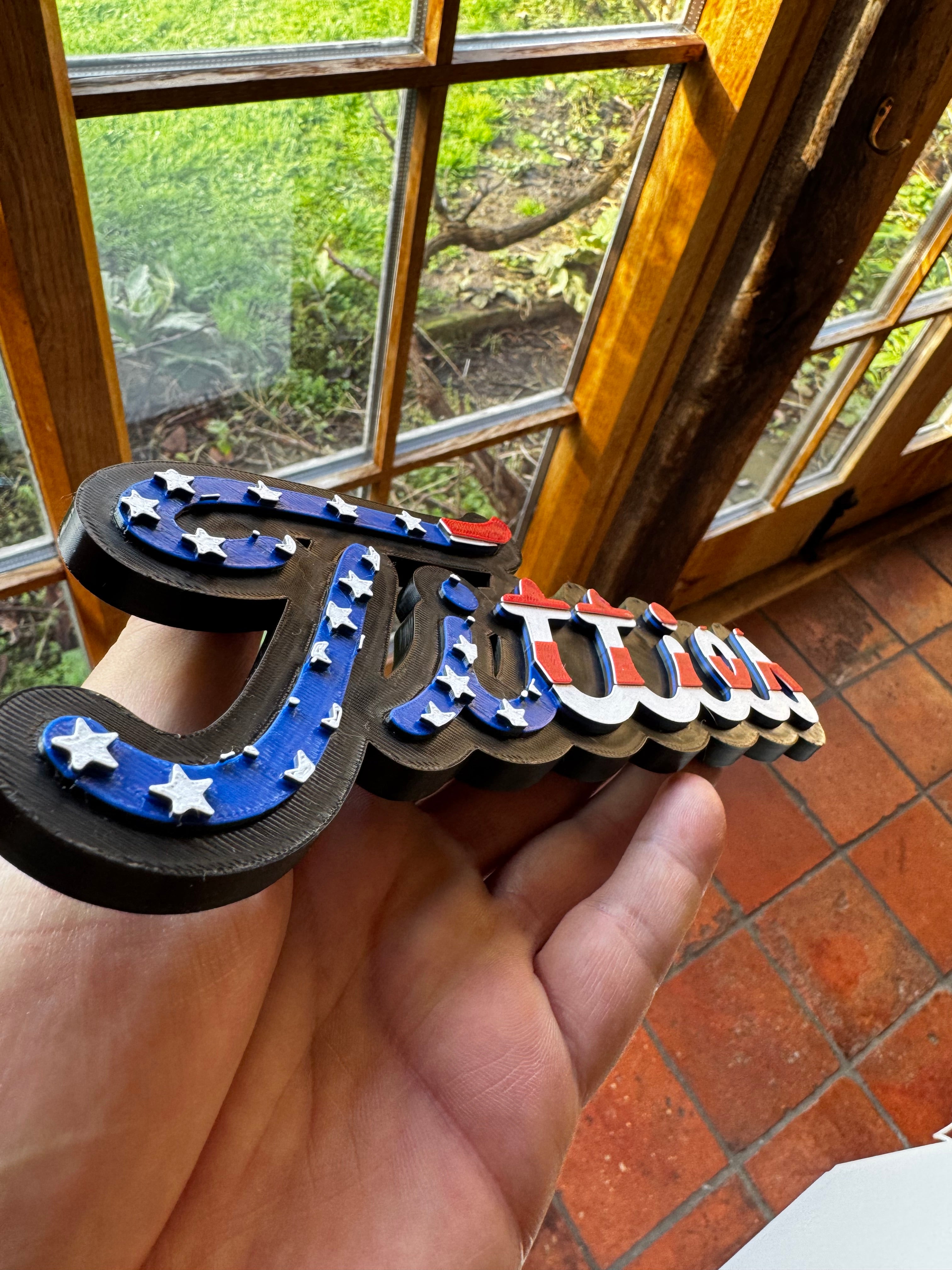 Titleist USA Stars & Stripes 3D Printed Golf Sign – American Golf Display Plaque