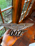 Aston Martin 007 James Bond 3D Printed Sign – Luxury Car & Bond Inspired Wall Display