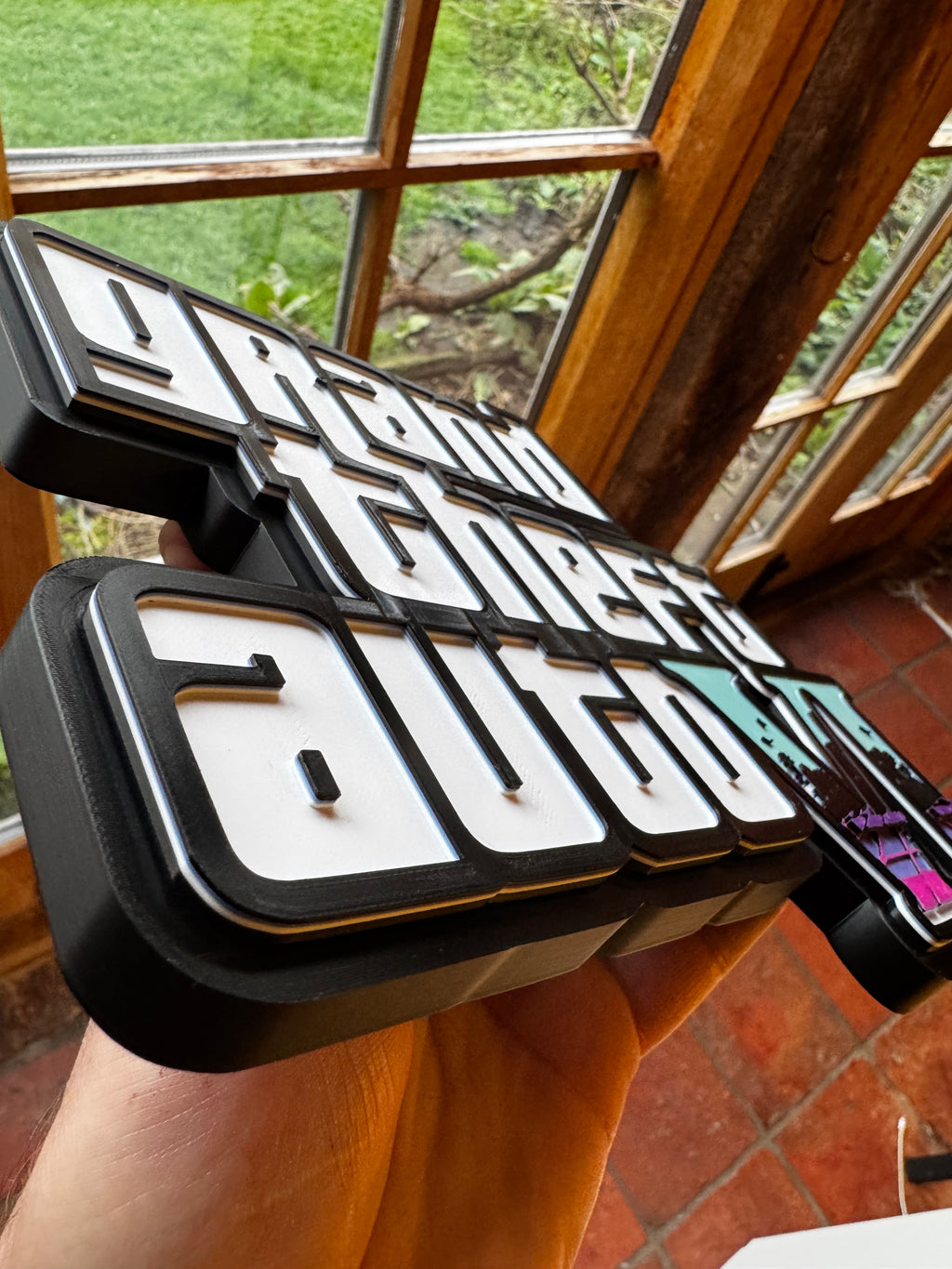 Grand Theft Auto VI Inspired 3D Printed Sign – GTA 6 Vice City Style Gaming Wall Display