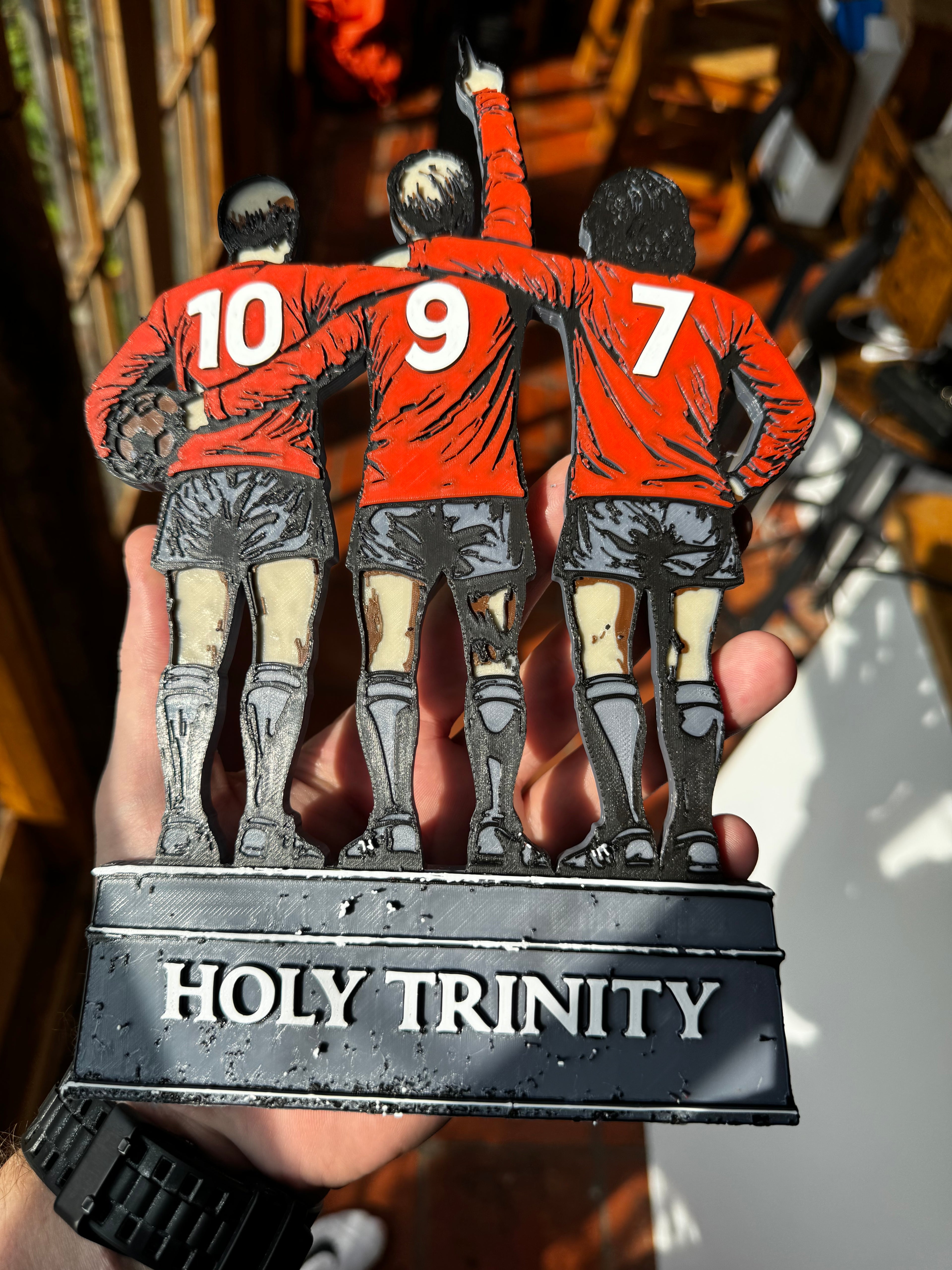 Manchester United Football Legends Trio Wall Art ~ Best ~ Charlton ~ Law