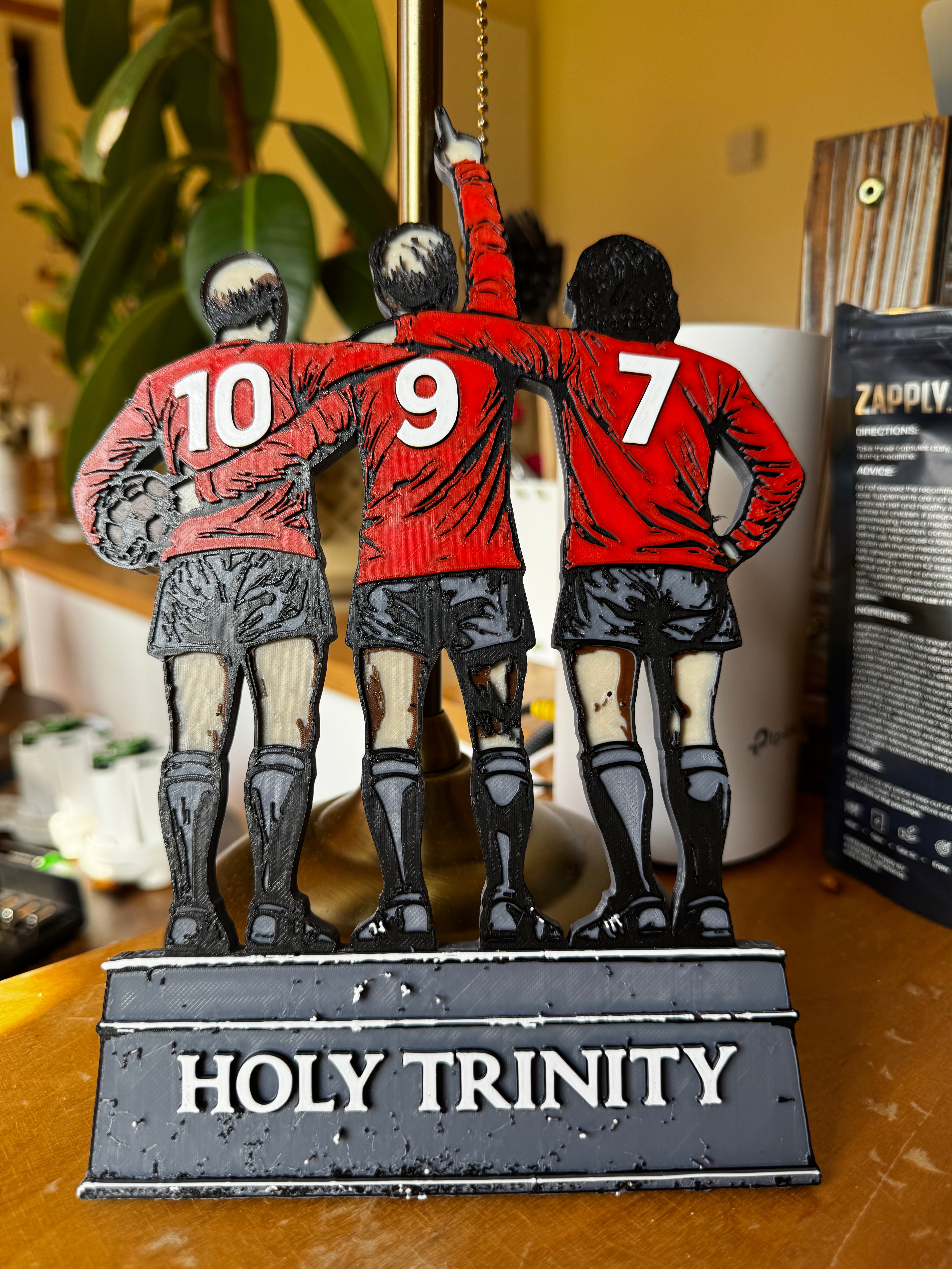 Manchester United Football Legends Trio Wall Art ~ Best ~ Charlton ~ Law