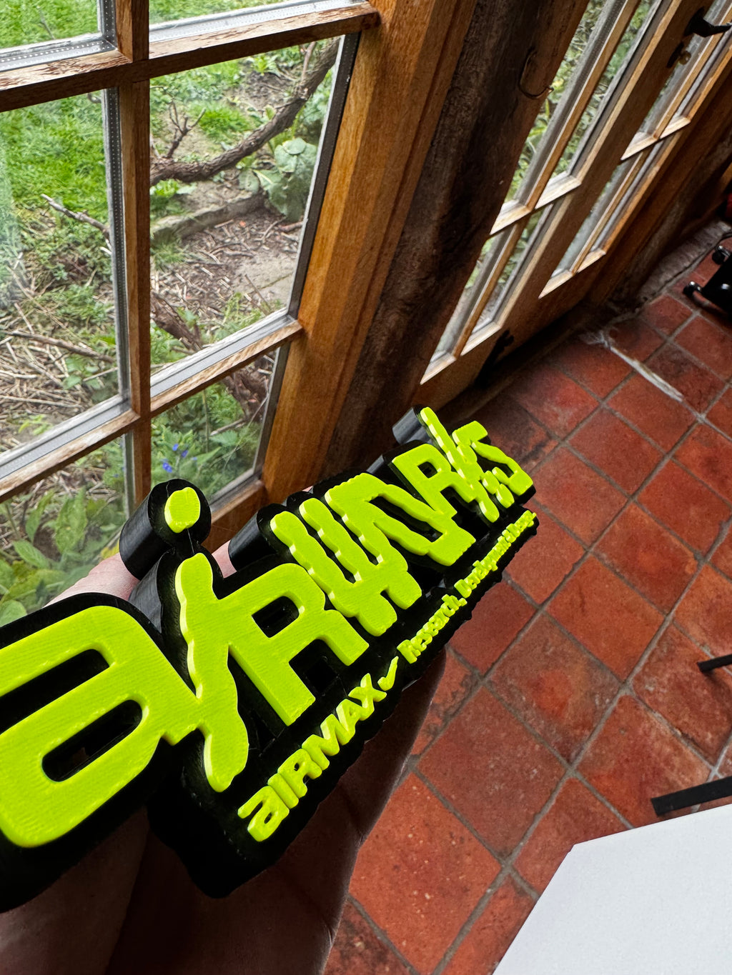 Nike Air Max Airworks 3D Printed Display Sign – R&D Sneaker Trainer Collector Plaque