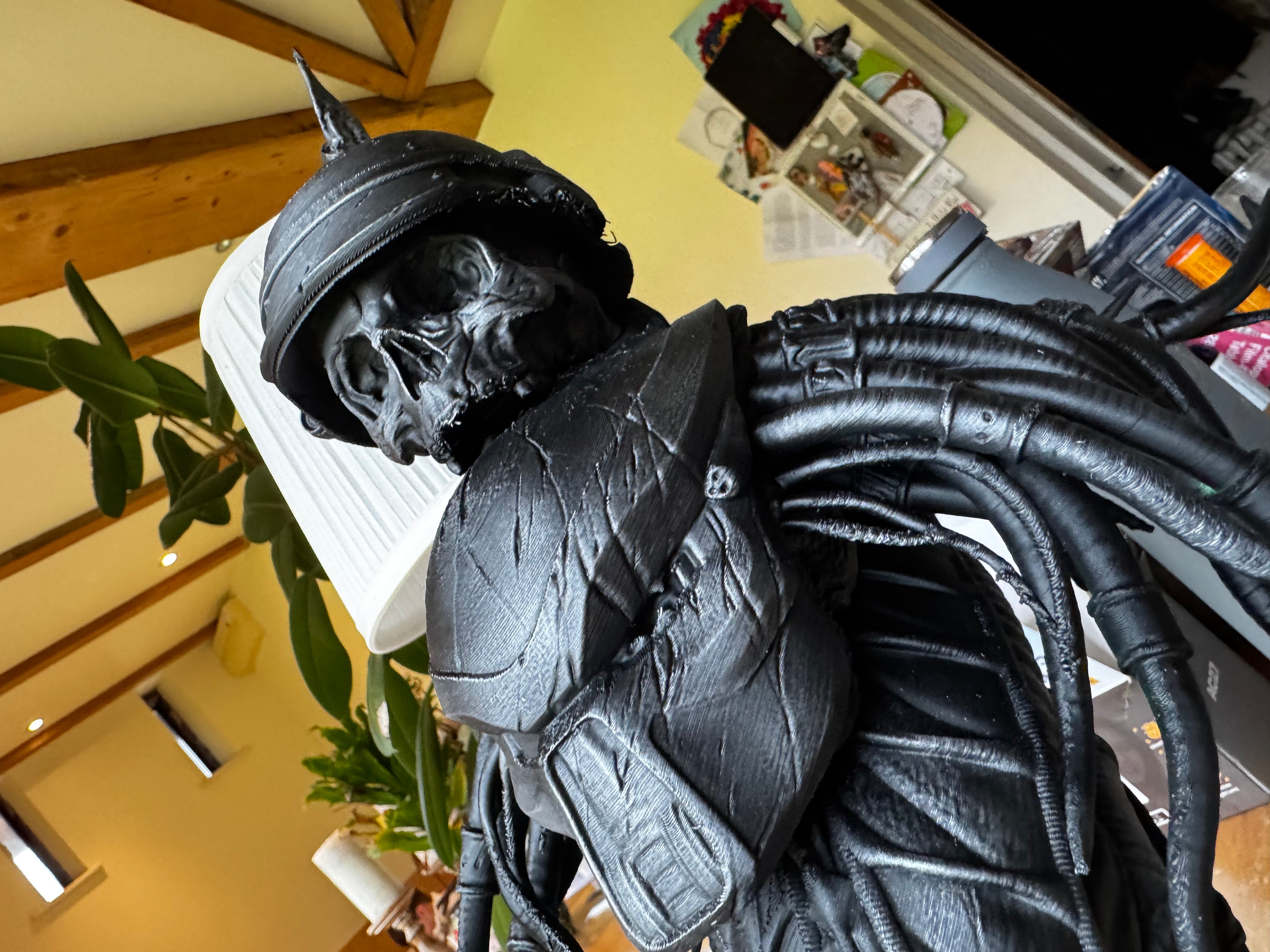 Alien vs Predator 3D Printed Bust – Predator & Xenomorph Display Statue – Sci-Fi Collectors Piece