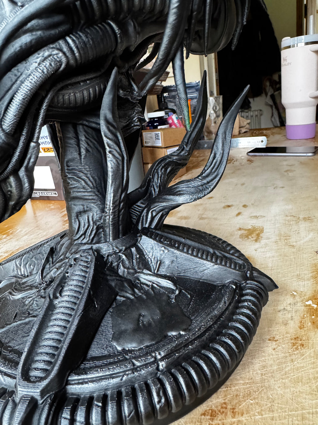 Alien vs Predator 3D Printed Bust – Predator & Xenomorph Display Statue – Sci-Fi Collectors Piece