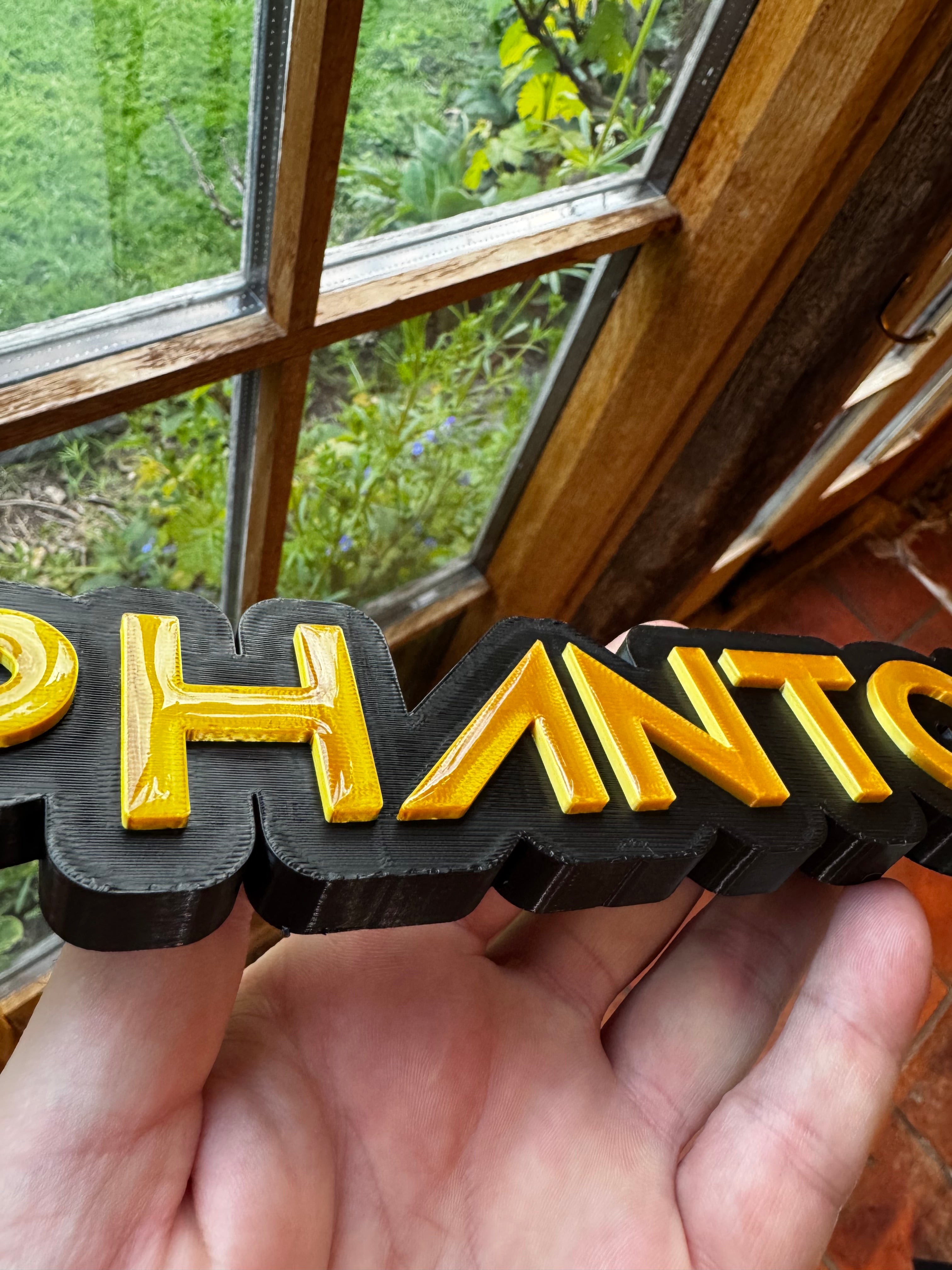 Nike Phantom GT 3D Printed Sign – Black & Gold Football Boot Display Plaque – Nike GT Football Décor – Brettin3D
