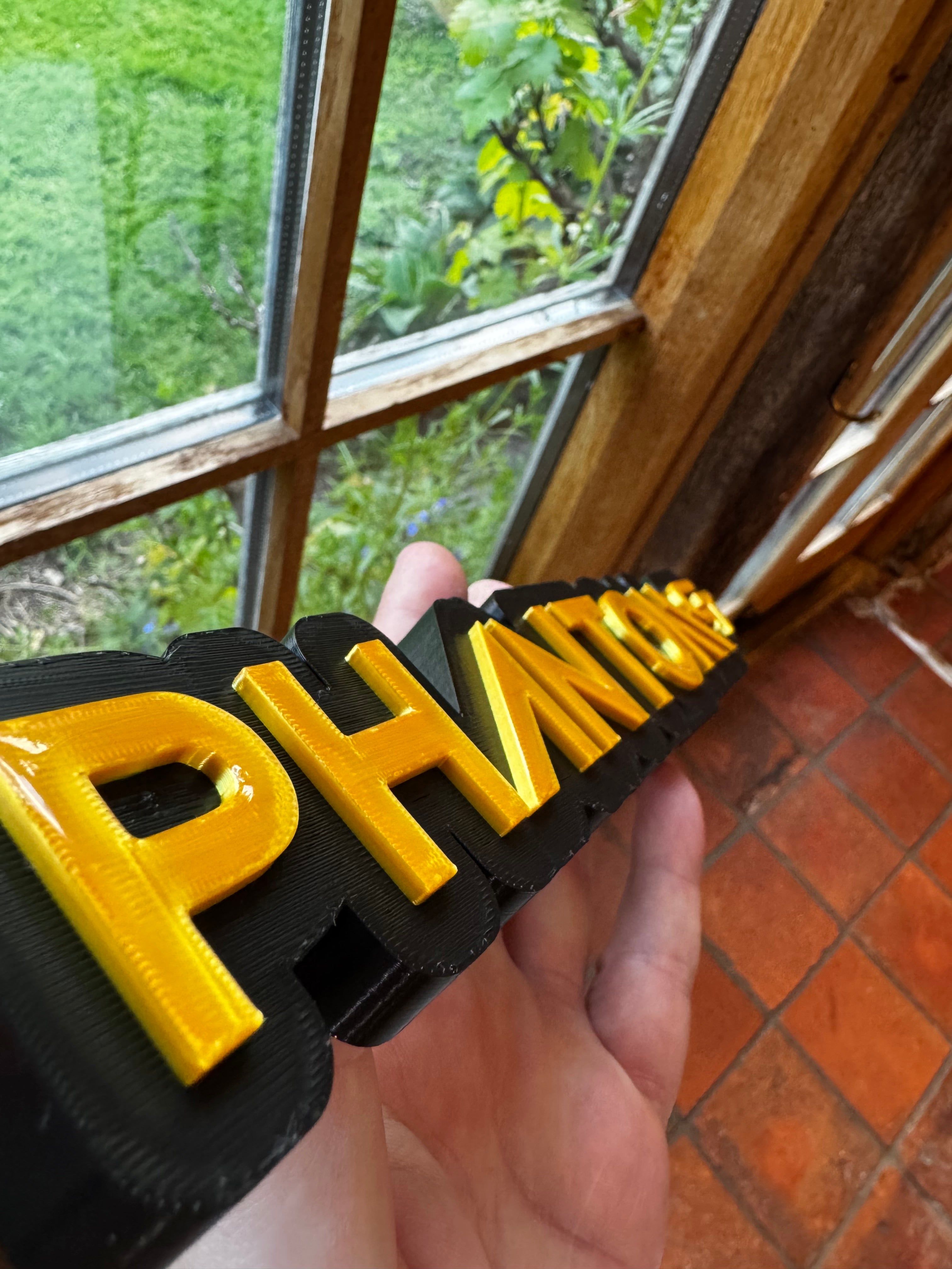 Nike Phantom GT 3D Printed Sign – Black & Gold Football Boot Display Plaque – Nike GT Football Décor – Brettin3D