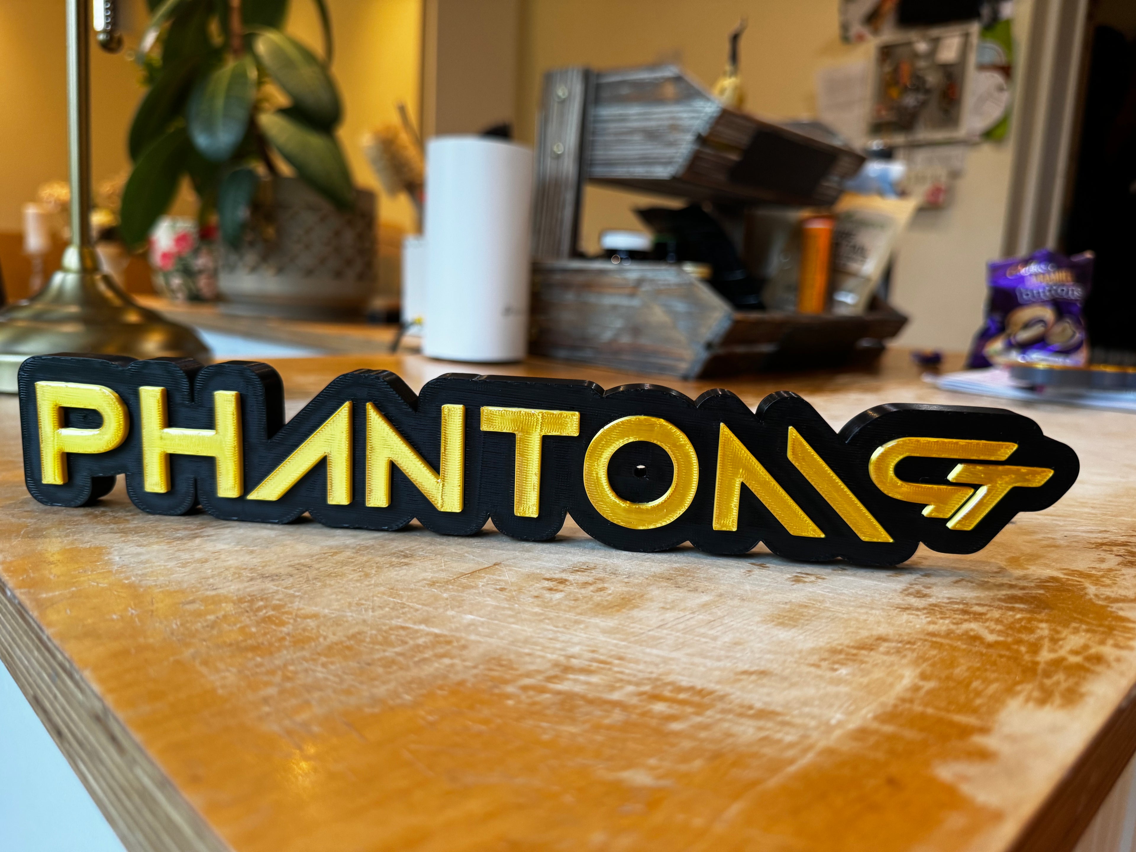 Nike Phantom GT 3D Printed Sign – Black & Gold Football Boot Display Plaque – Nike GT Football Décor – Brettin3D