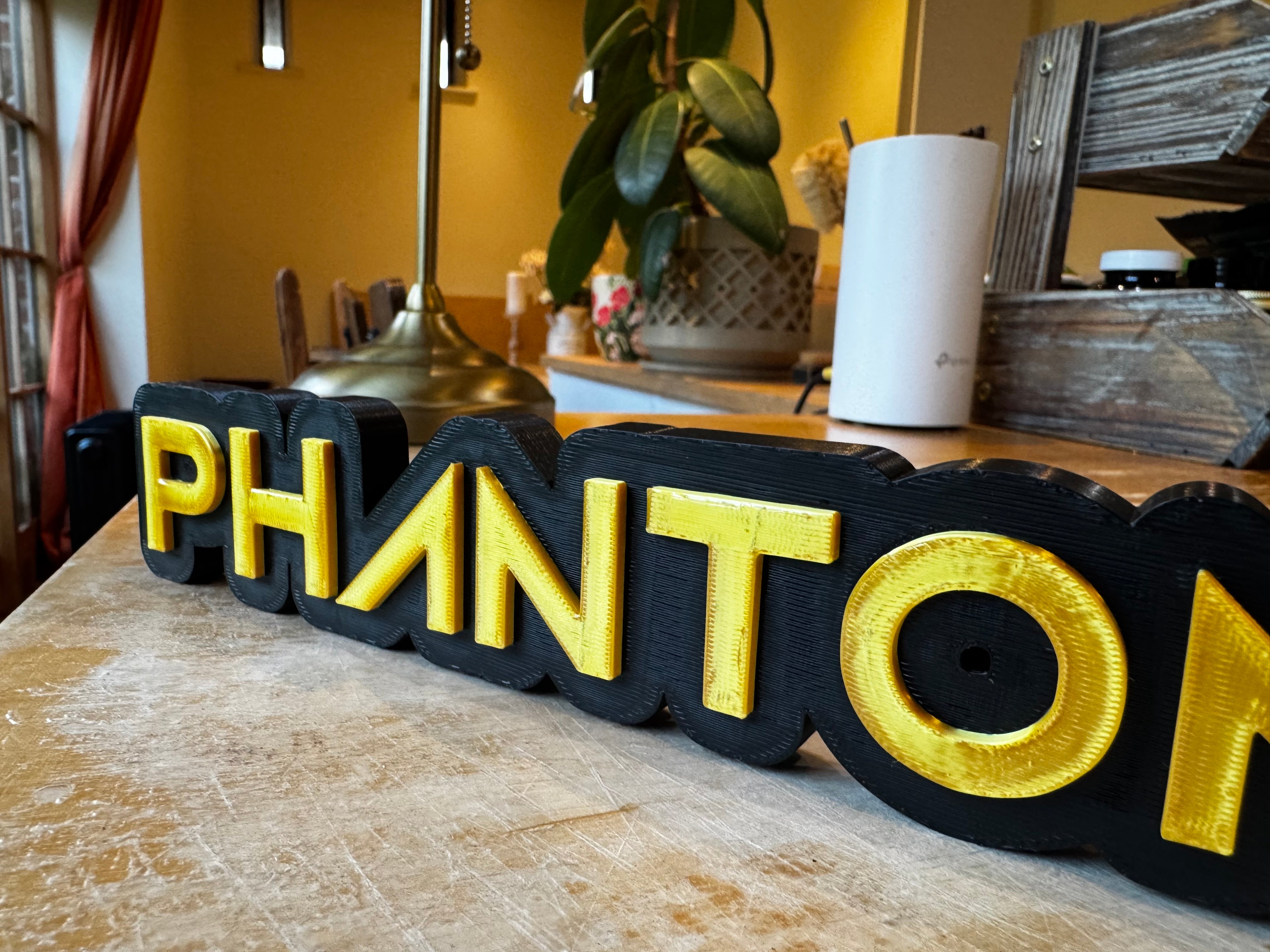 Nike Phantom GT 3D Printed Sign – Black & Gold Football Boot Display Plaque – Nike GT Football Décor – Brettin3D