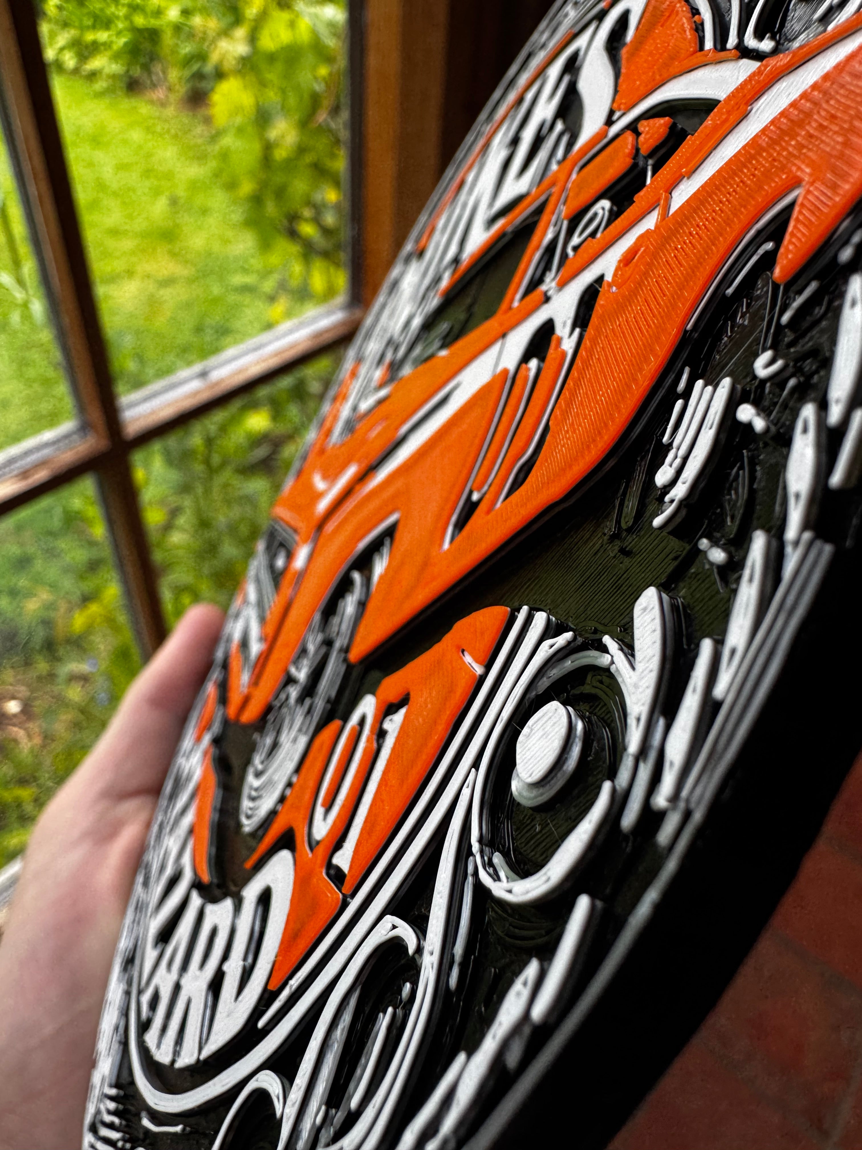 Dukes of Hazzard General Lee 01 3D Printed Wall Plaque – Classic TV Muscle Car Display Sign – Brettin3D