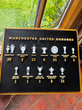 Manchester United Honours 3D Printed Trophy Plaque – Complete Club Trophy History Display – Man Utd Football Wall Sign – Brettin3D