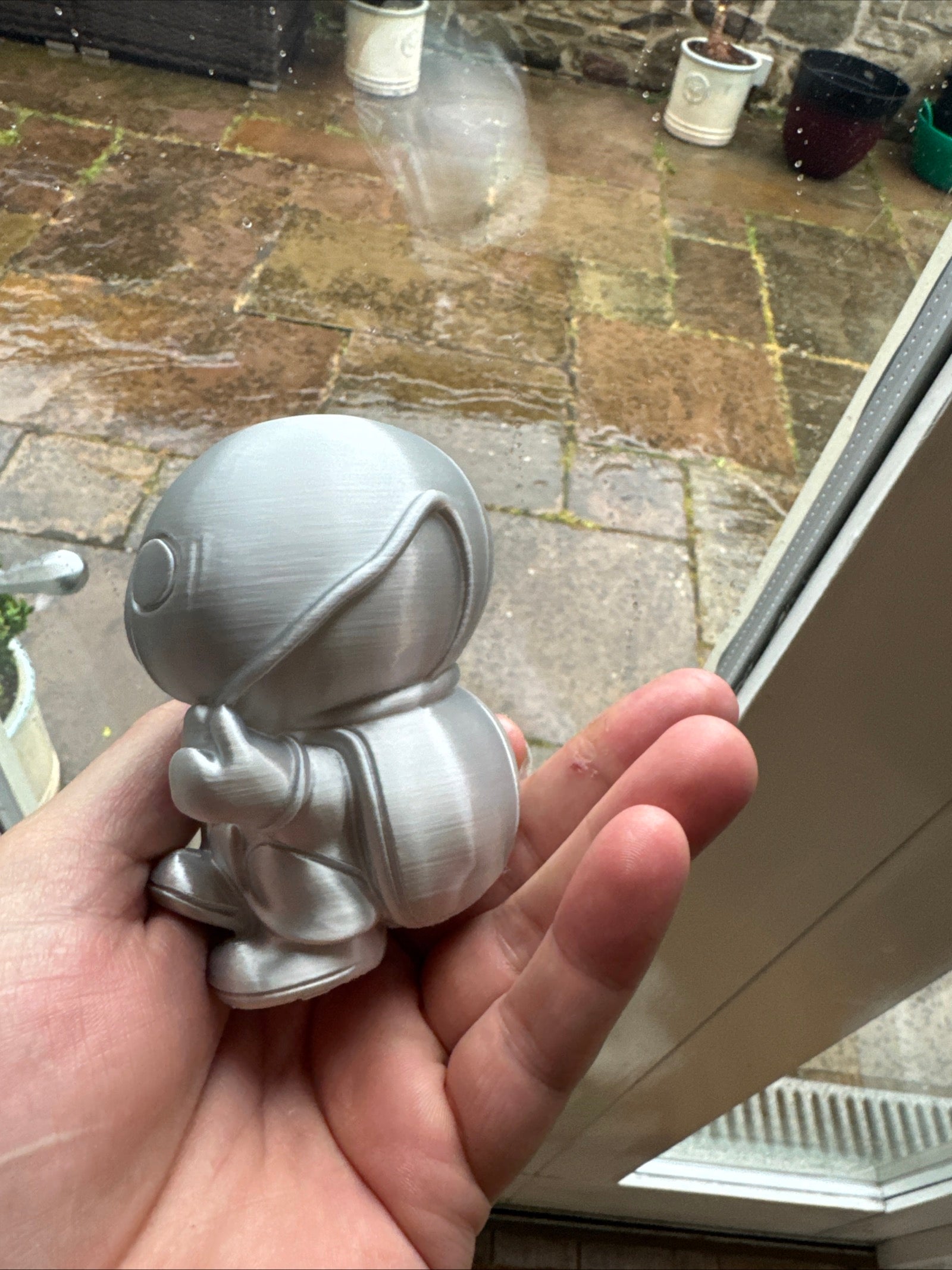 Snoopy OMEGA Astronaut 3D Printed Figure – Silver Moonwatch Inspired Snoopy Ornament – Space Collectible – Brettin3D