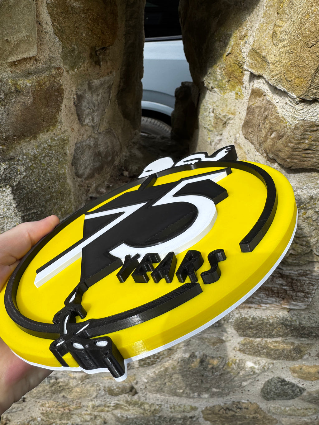 Snoopy 75th Anniversary 3D Printed Wall Plaque – Peanuts 75 Years 1950–2025 – Snoopy & Woodstock Display – Brettin3D