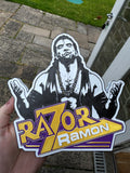 Razor Ramon 3D Printed Wrestling Wall Plaque – The Bad Guy Wrestling Display – Retro Wrestling Décor – Brettin3D