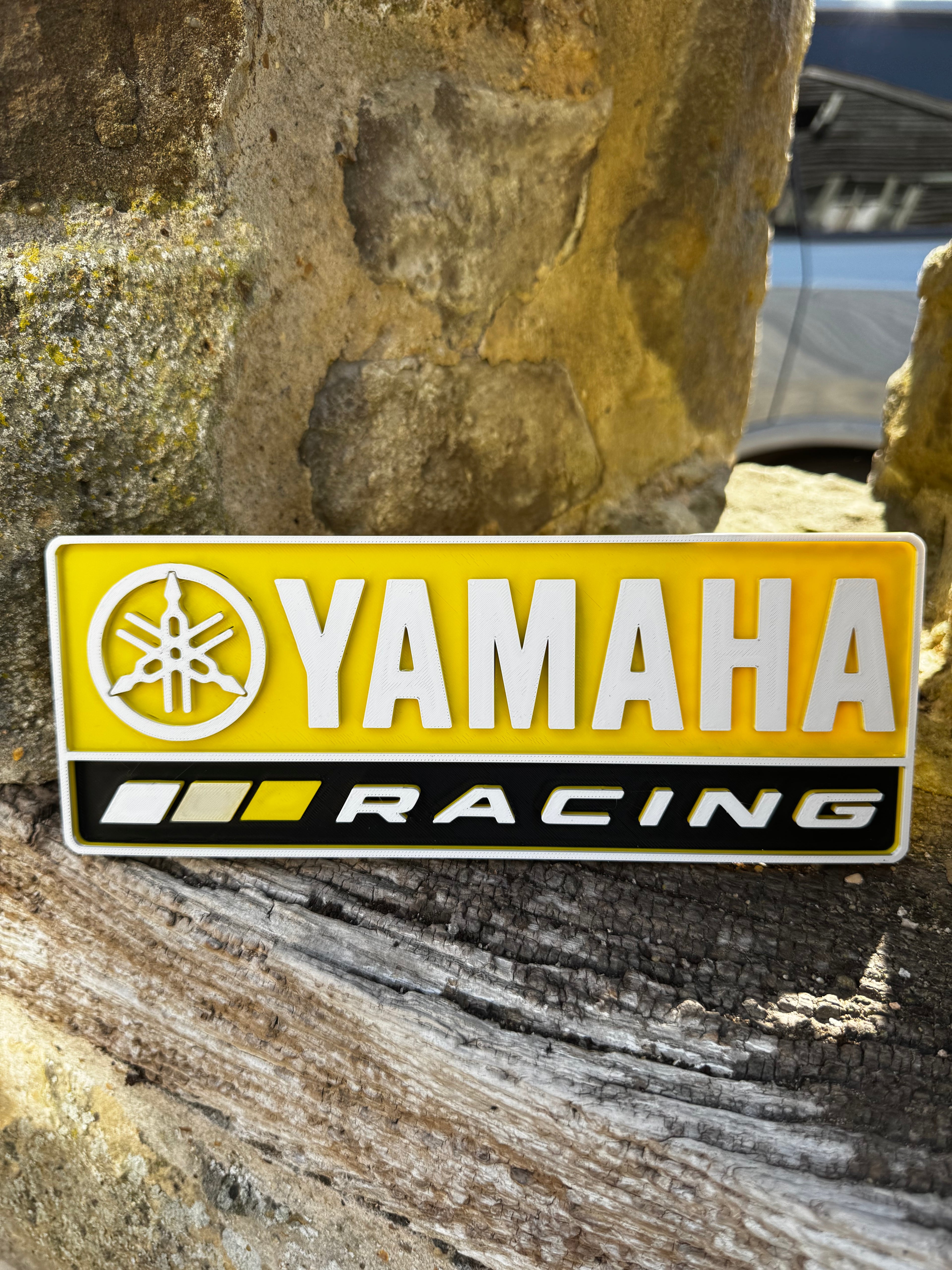 Yamaha Racing 3D Wall Sign – Multiple Colours Available