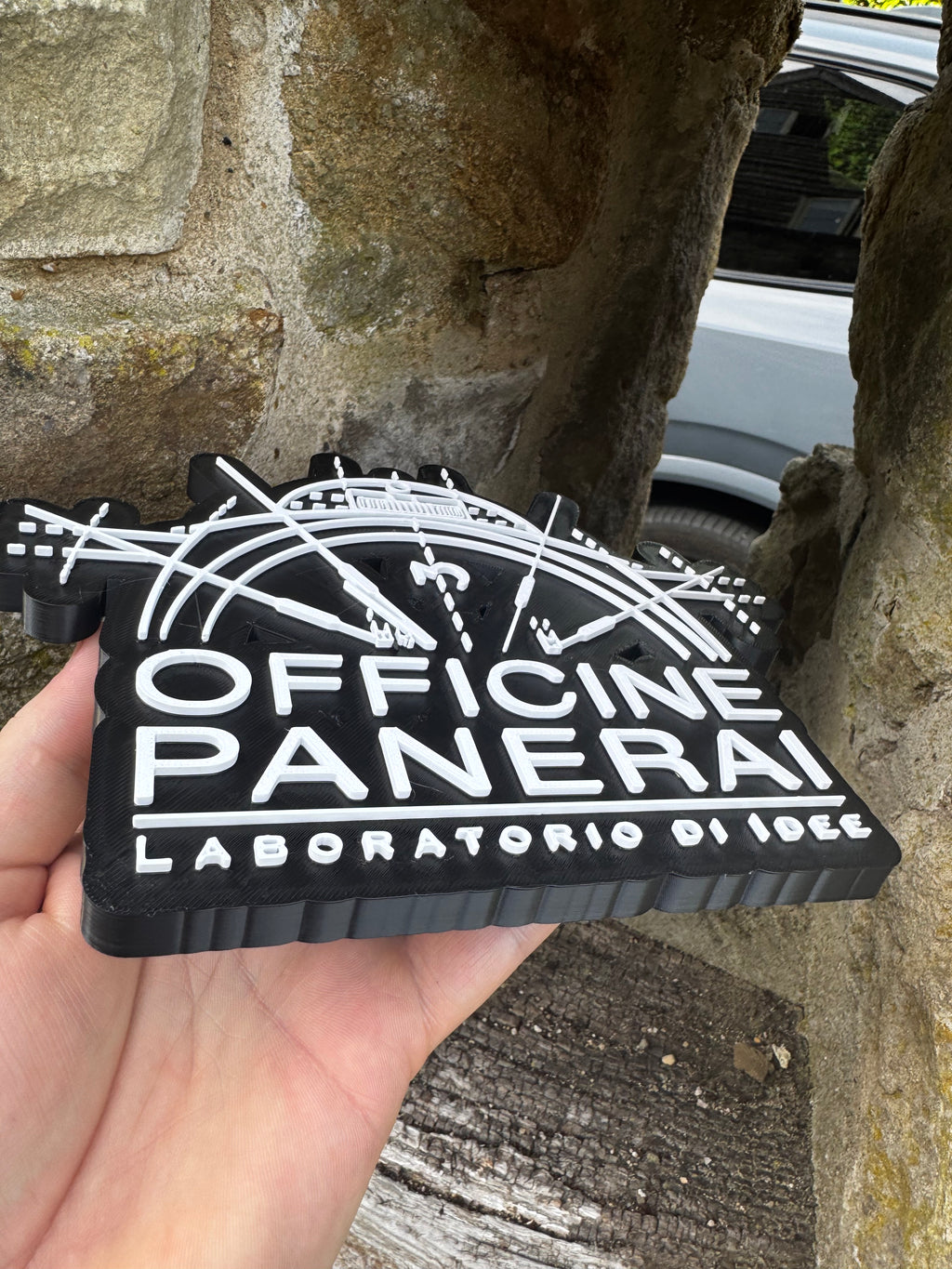 Officine Panerai Inspired 3D Printed Wall Plaque