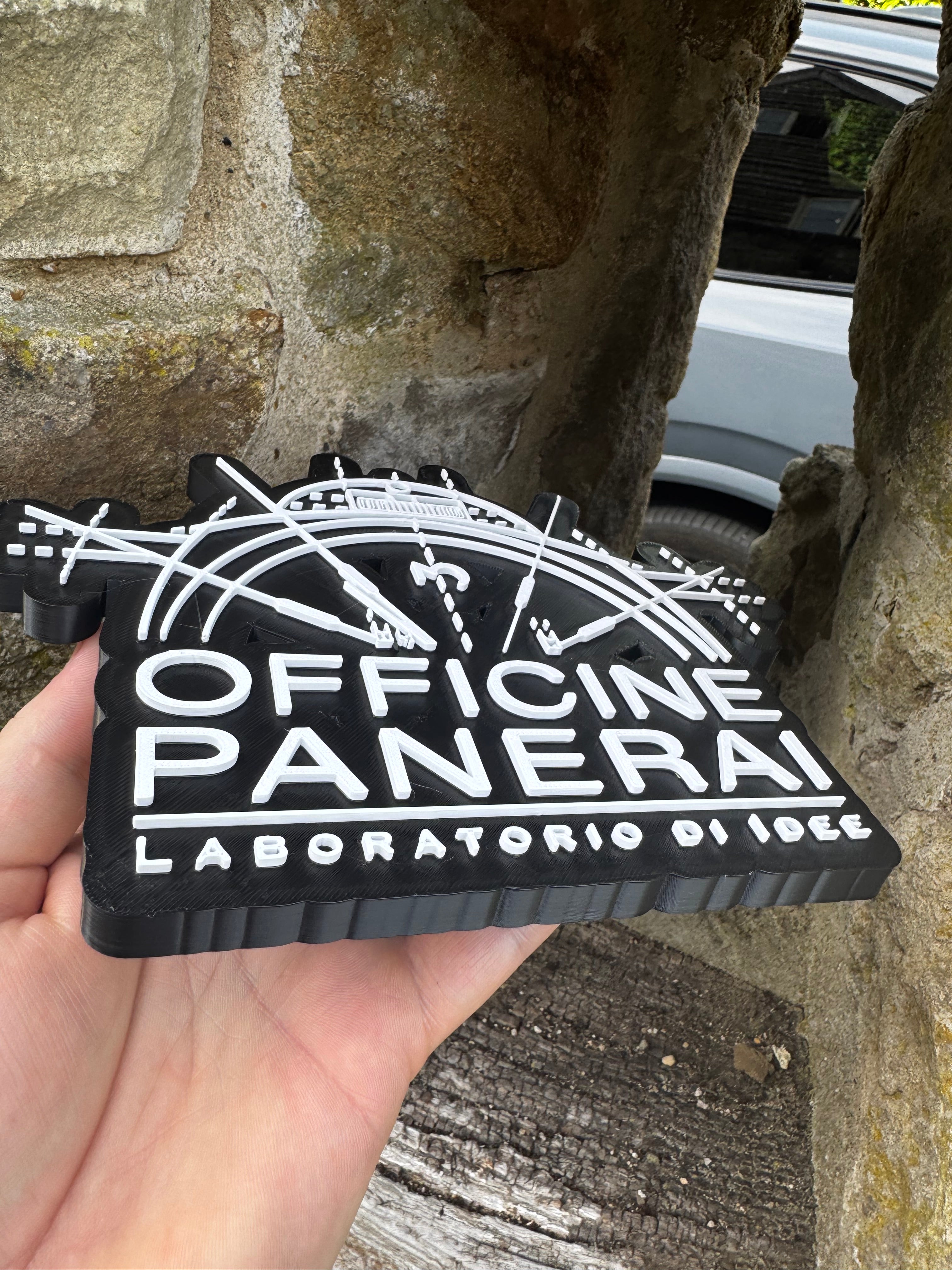 Officine Panerai Inspired 3D Printed Wall Plaque