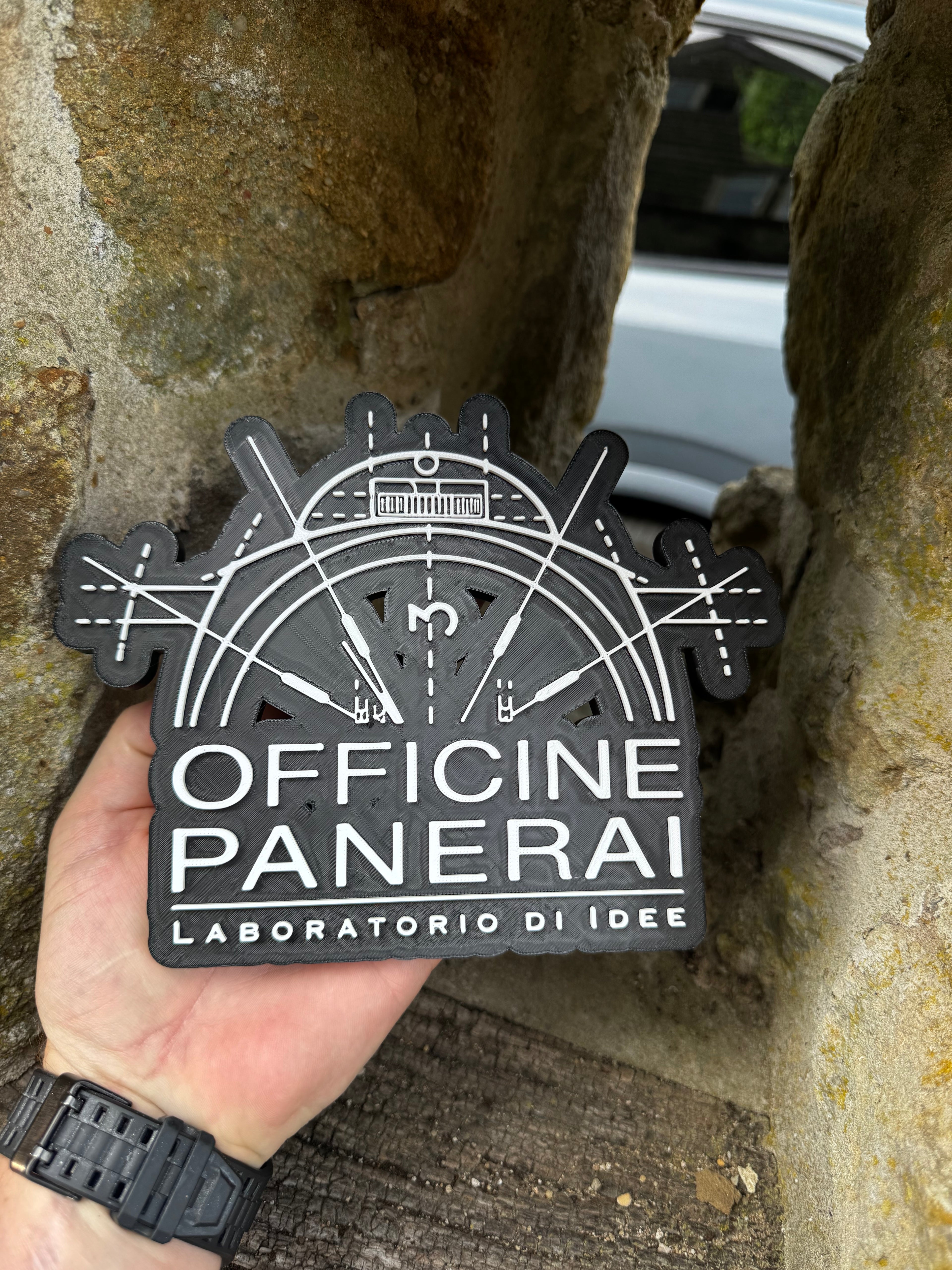 Officine Panerai Inspired 3D Printed Wall Plaque