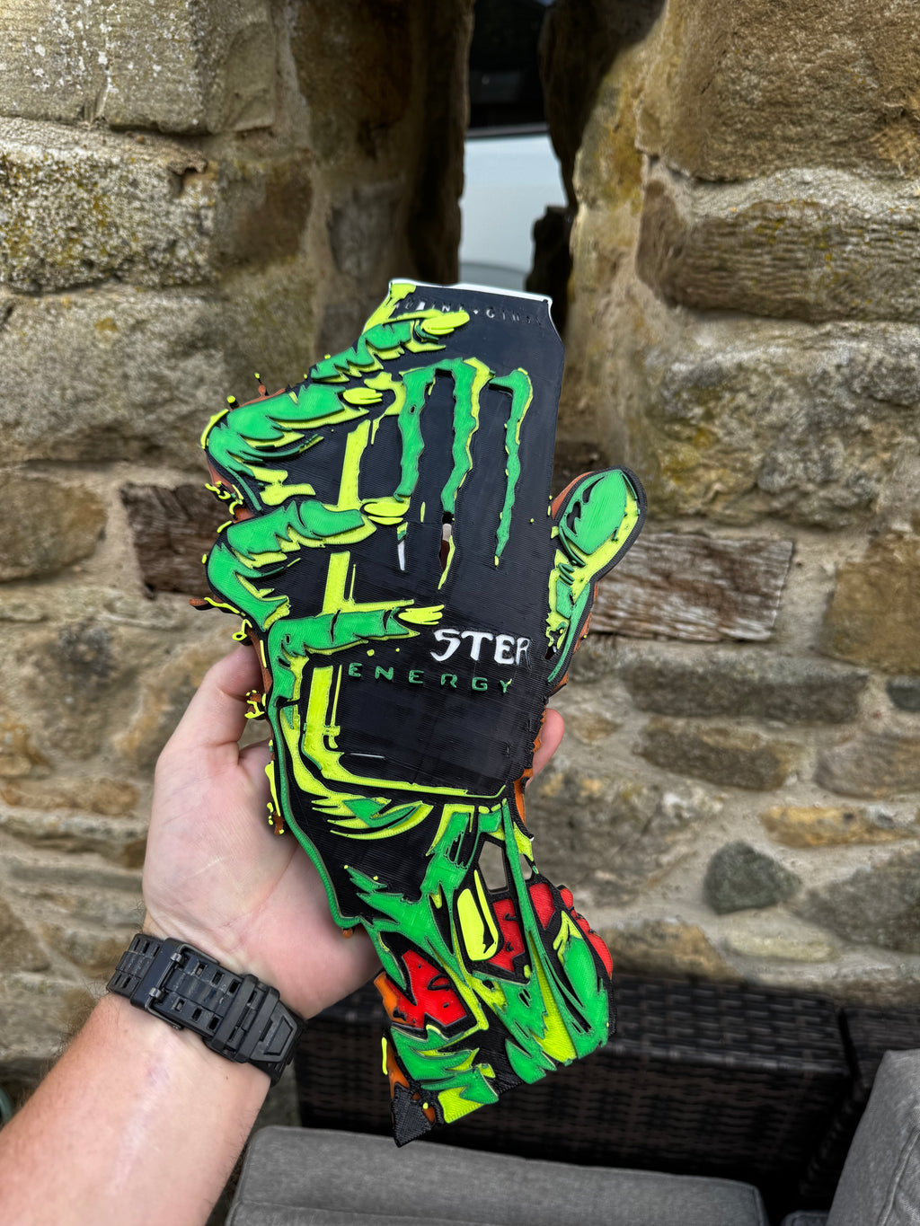 Valentino Rossi Monster Energy 3D Motorcycle Wall Plaque