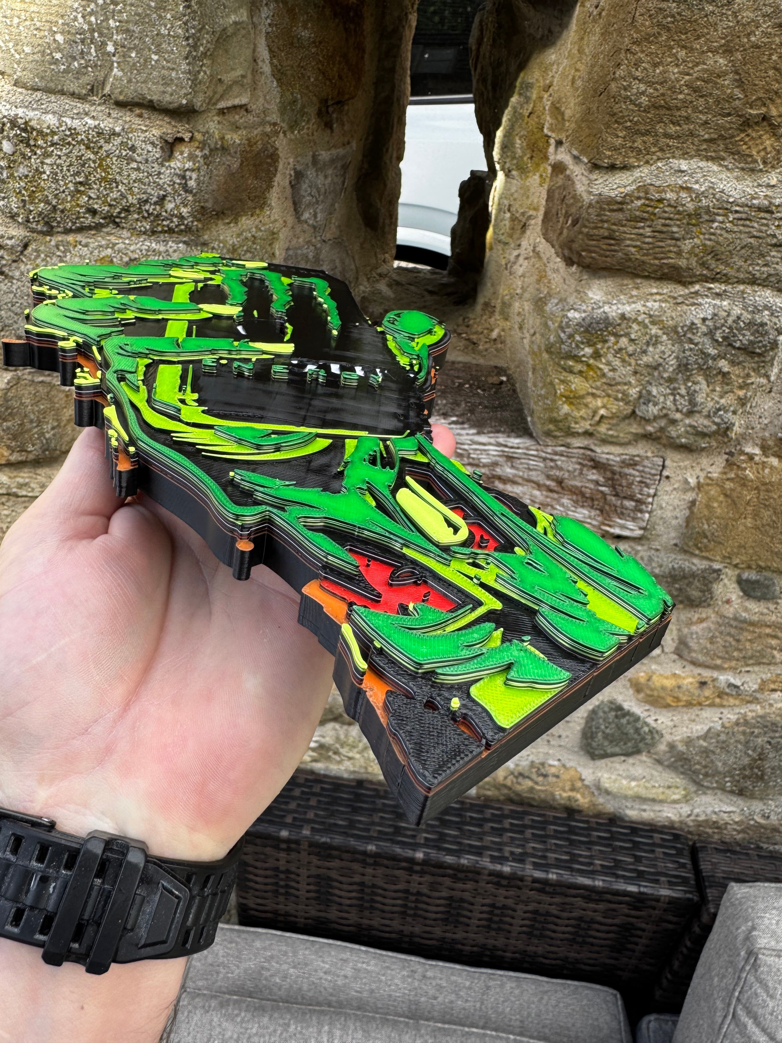 Valentino Rossi Monster Energy 3D Motorcycle Wall Plaque
