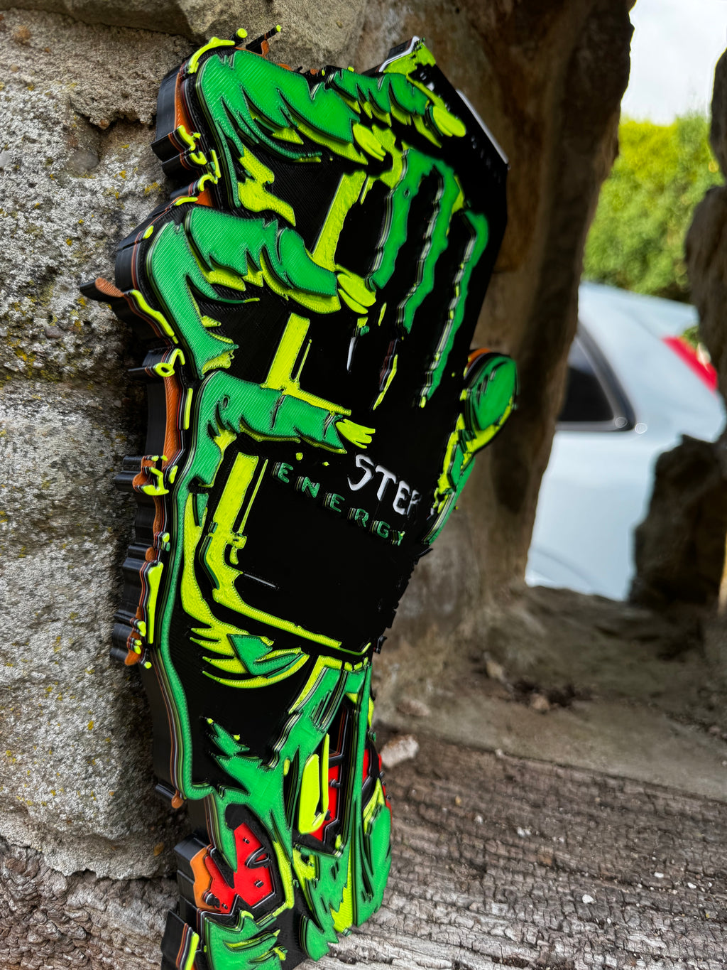 Valentino Rossi Monster Energy 3D Motorcycle Wall Plaque