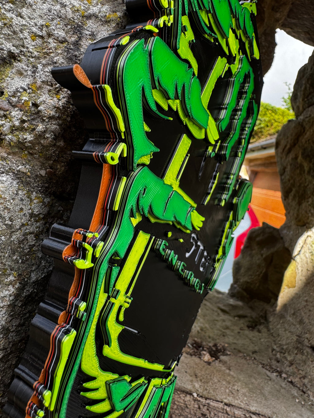 Valentino Rossi Monster Energy 3D Motorcycle Wall Plaque