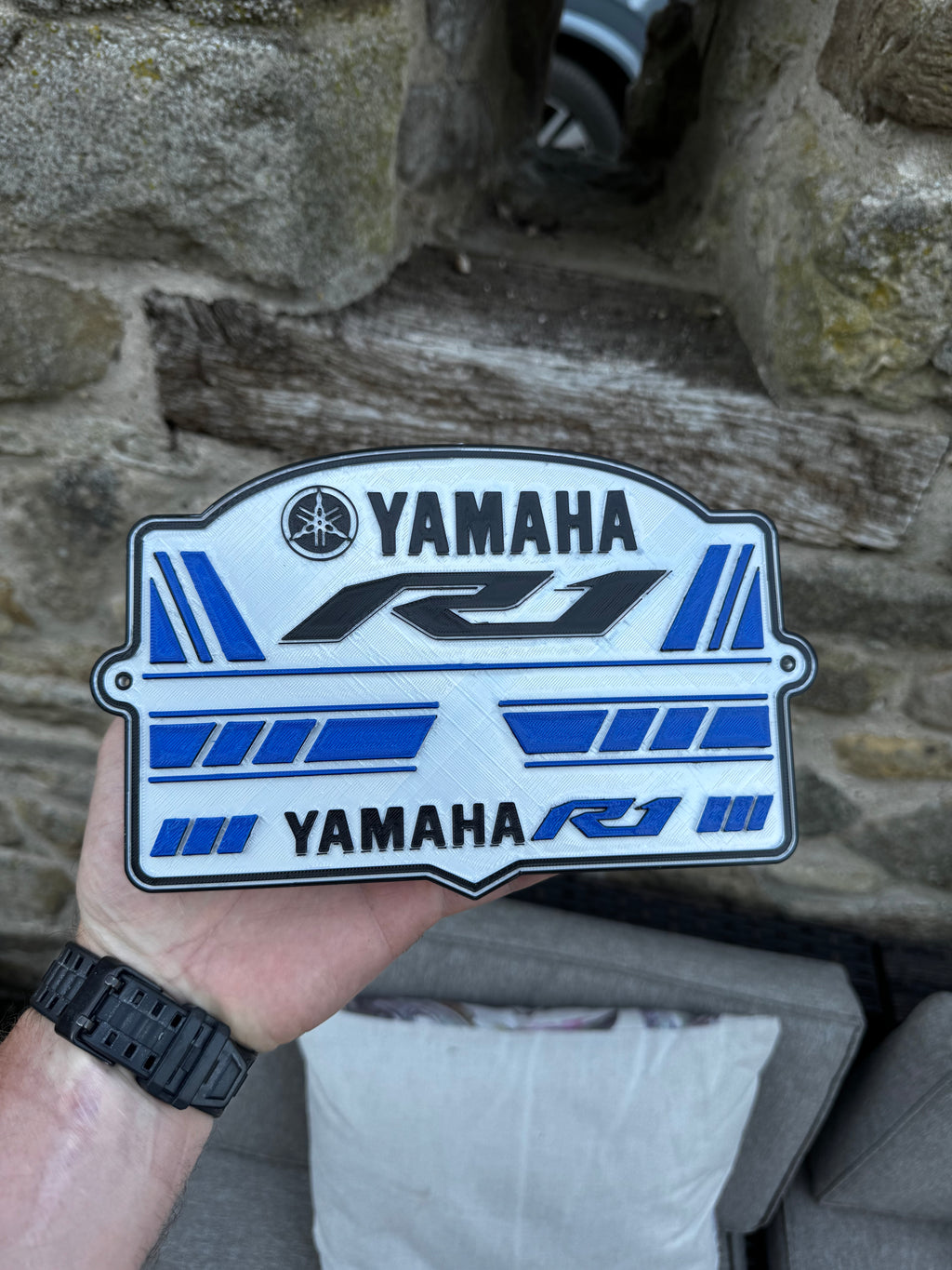 Yamaha R1 3D Wall Plaque