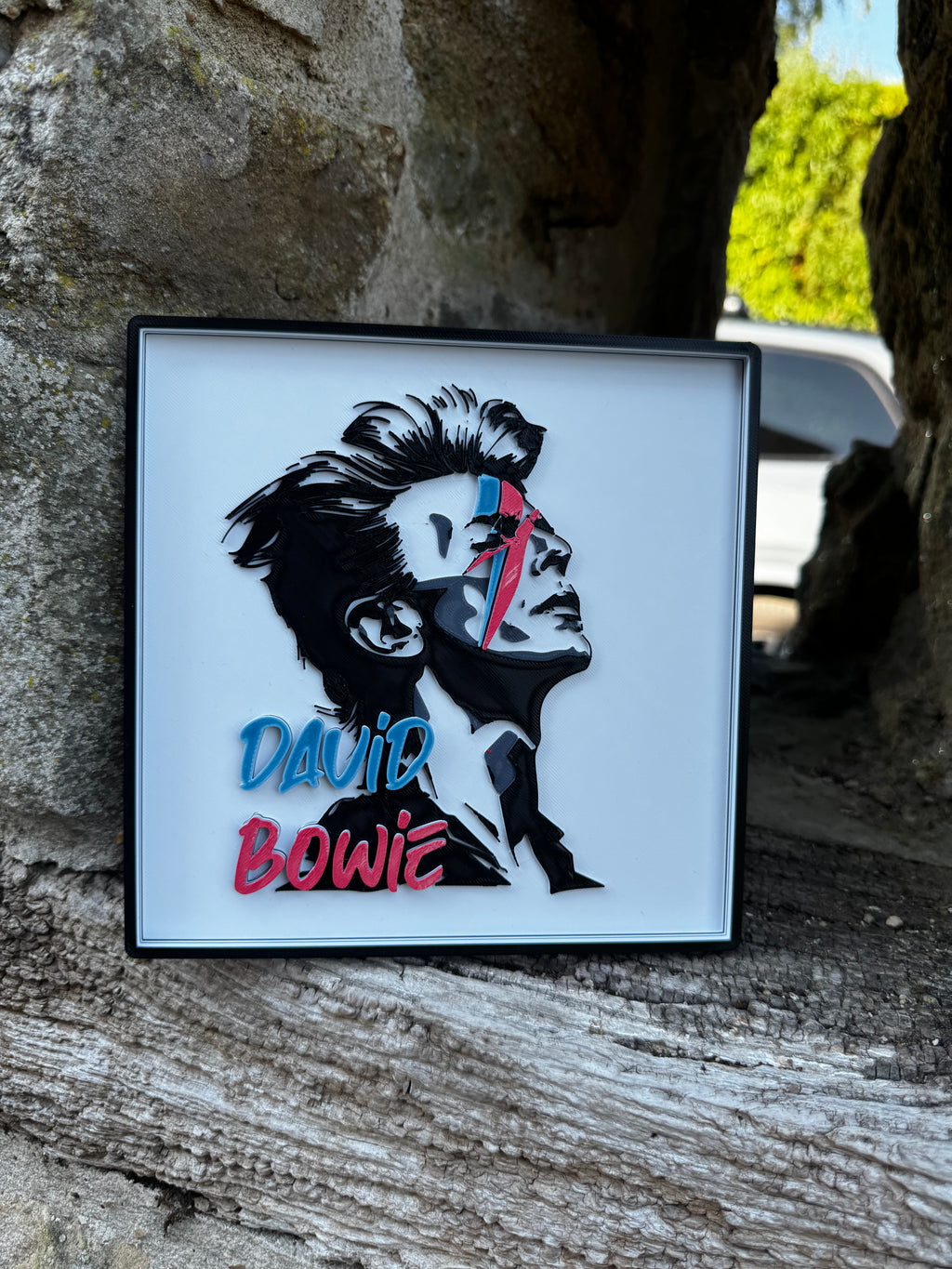 David Bowie Aladdin Sane 3D Wall Plaque