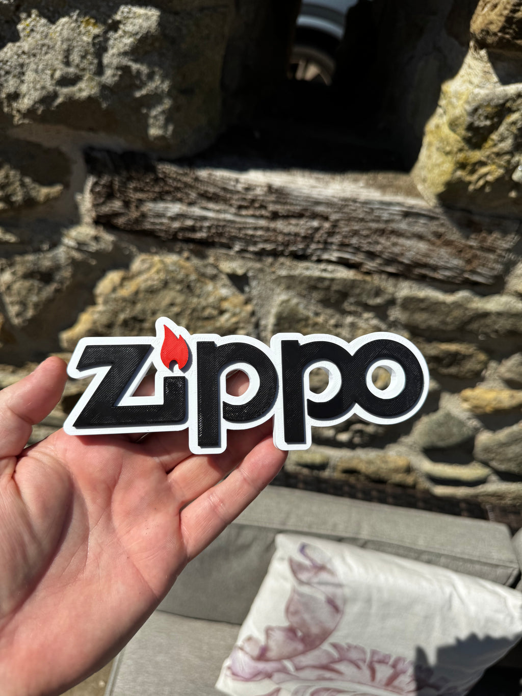 Zippo Logo 3D Wall Sign