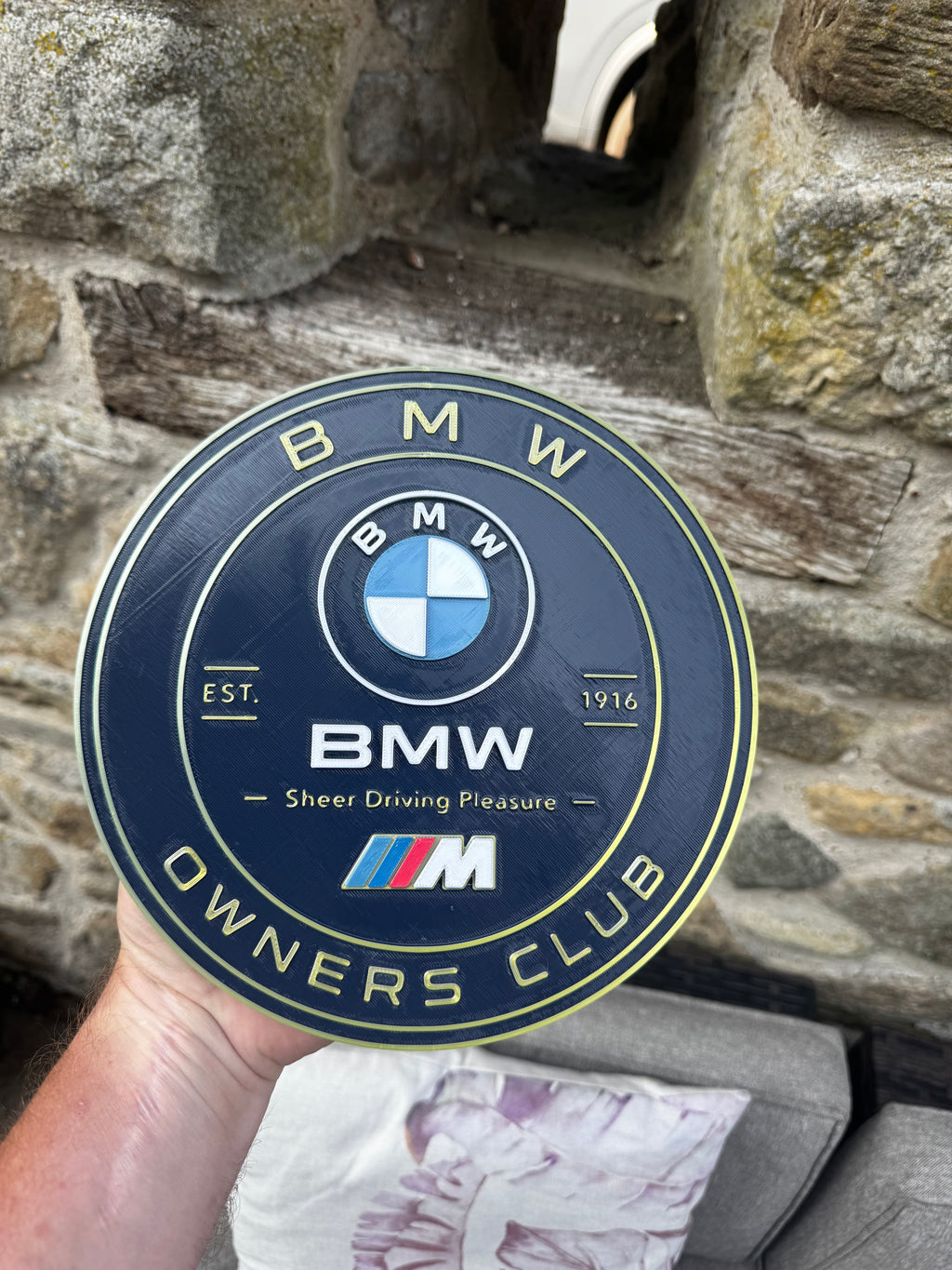 BMW M Owners Club 3D Wall Plaque