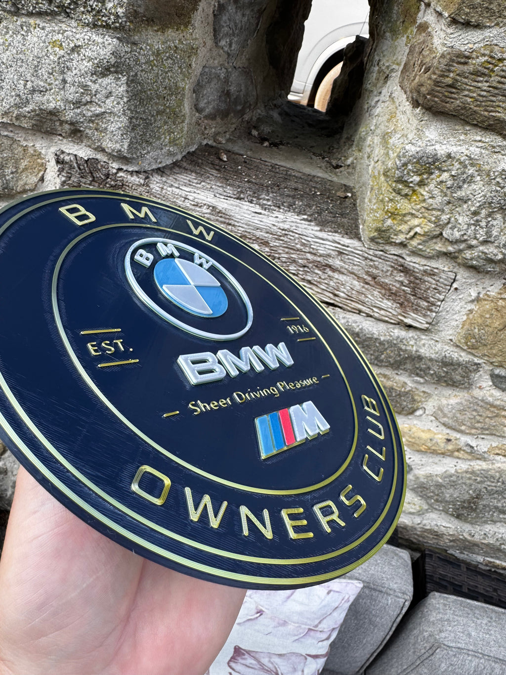 BMW M Owners Club 3D Wall Plaque