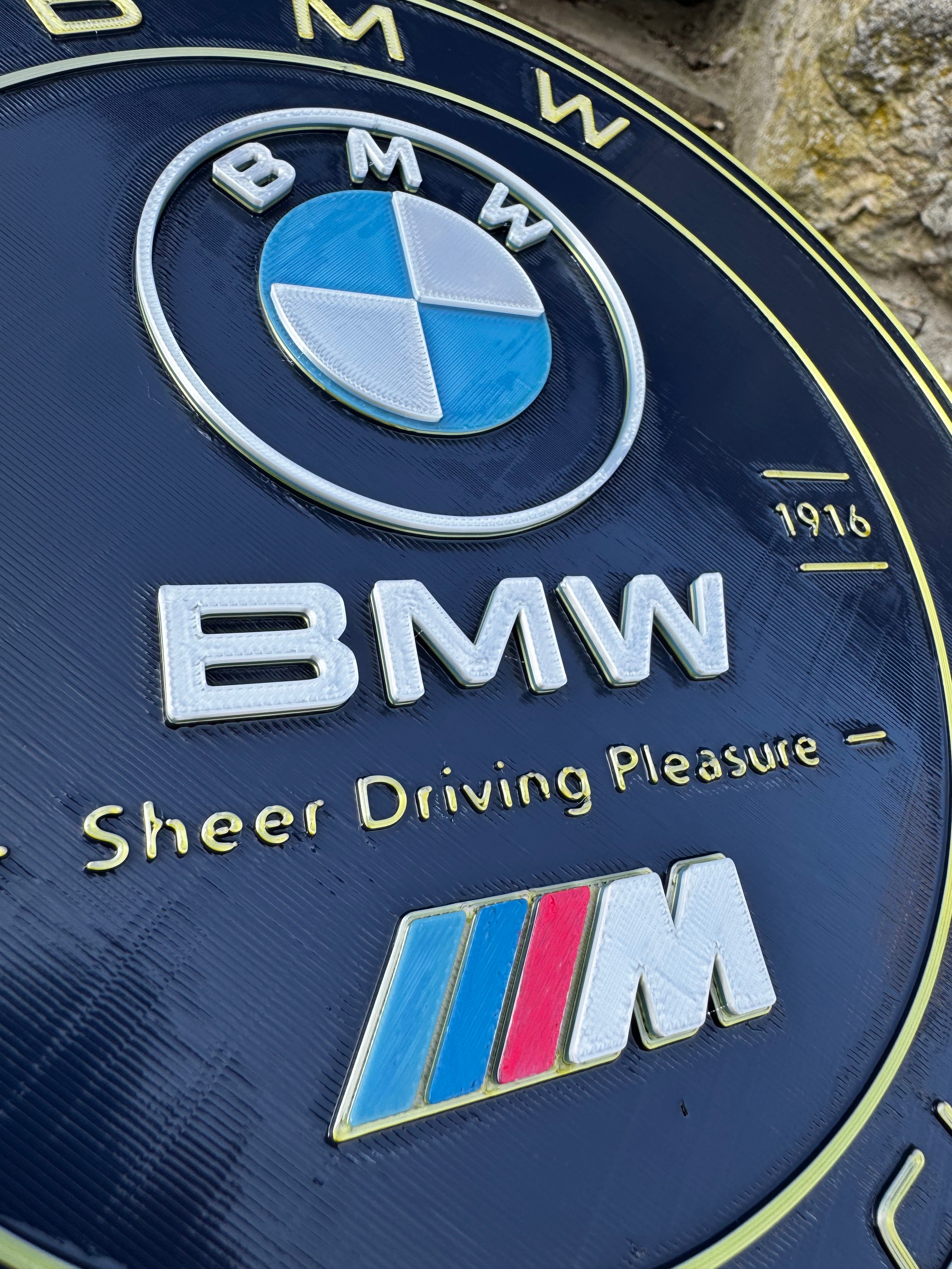 BMW M Owners Club 3D Wall Plaque