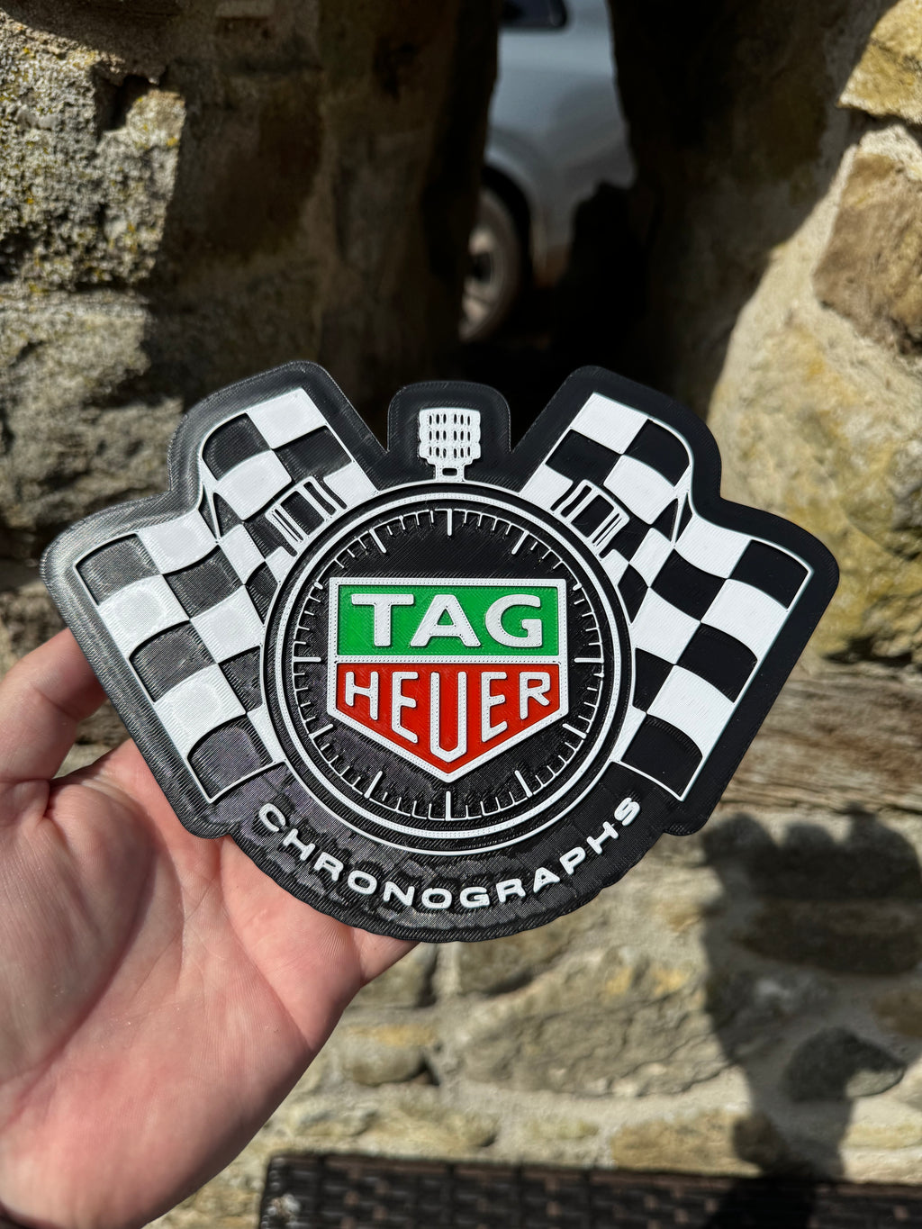 TAG Heuer Racing Chronograph 3D Wall Plaque