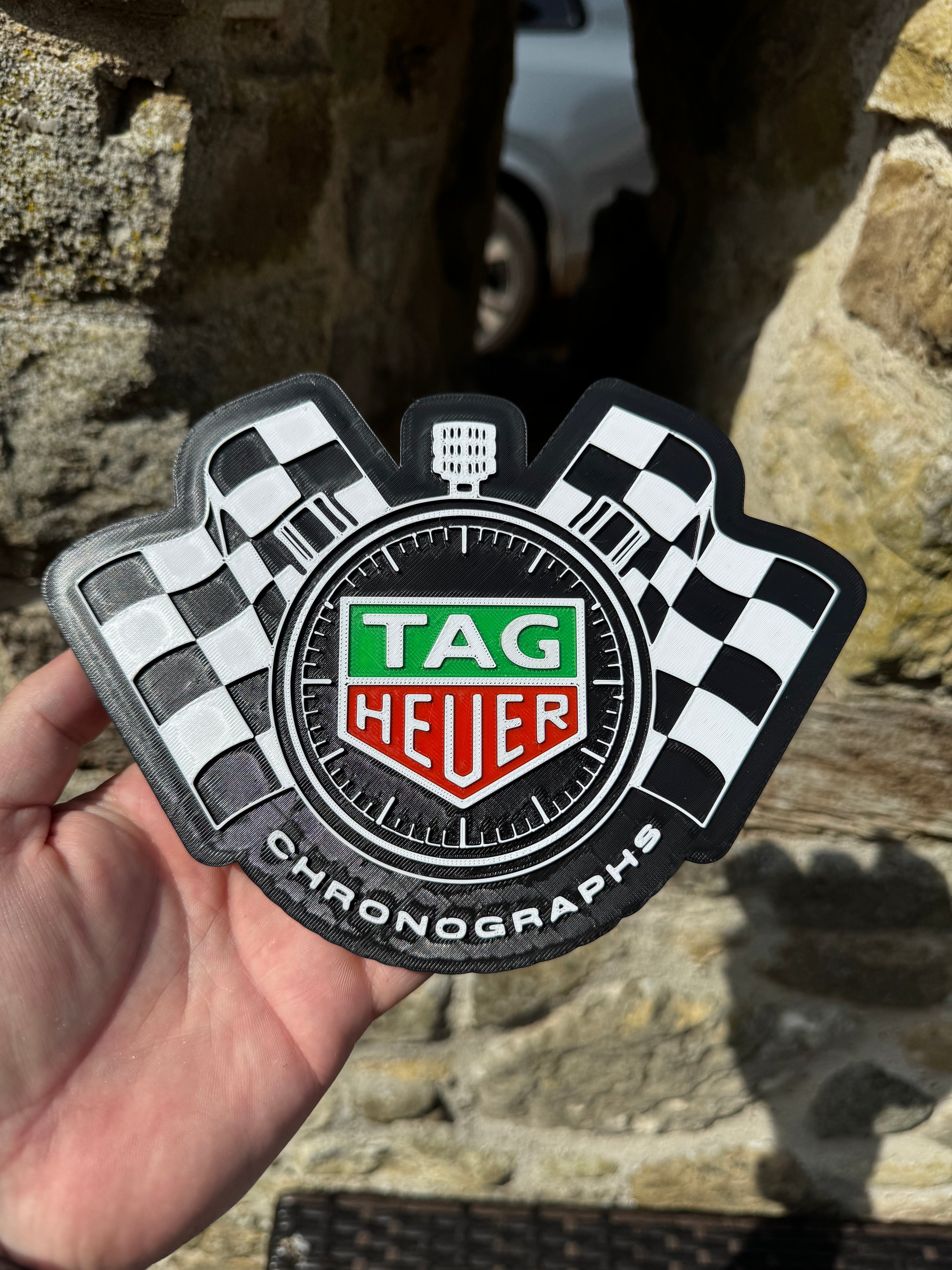 TAG Heuer Racing Chronograph 3D Wall Plaque