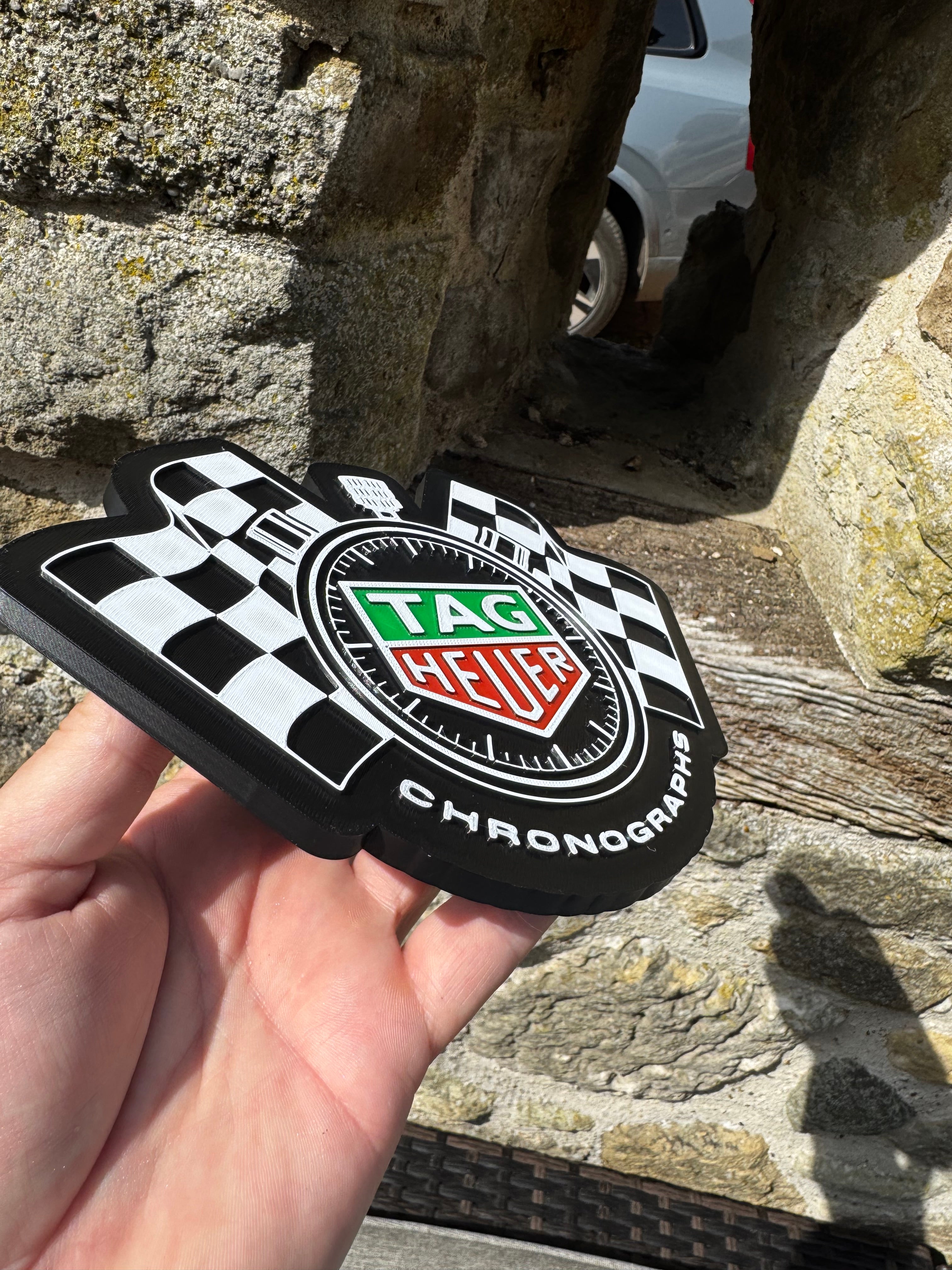 TAG Heuer Racing Chronograph 3D Wall Plaque