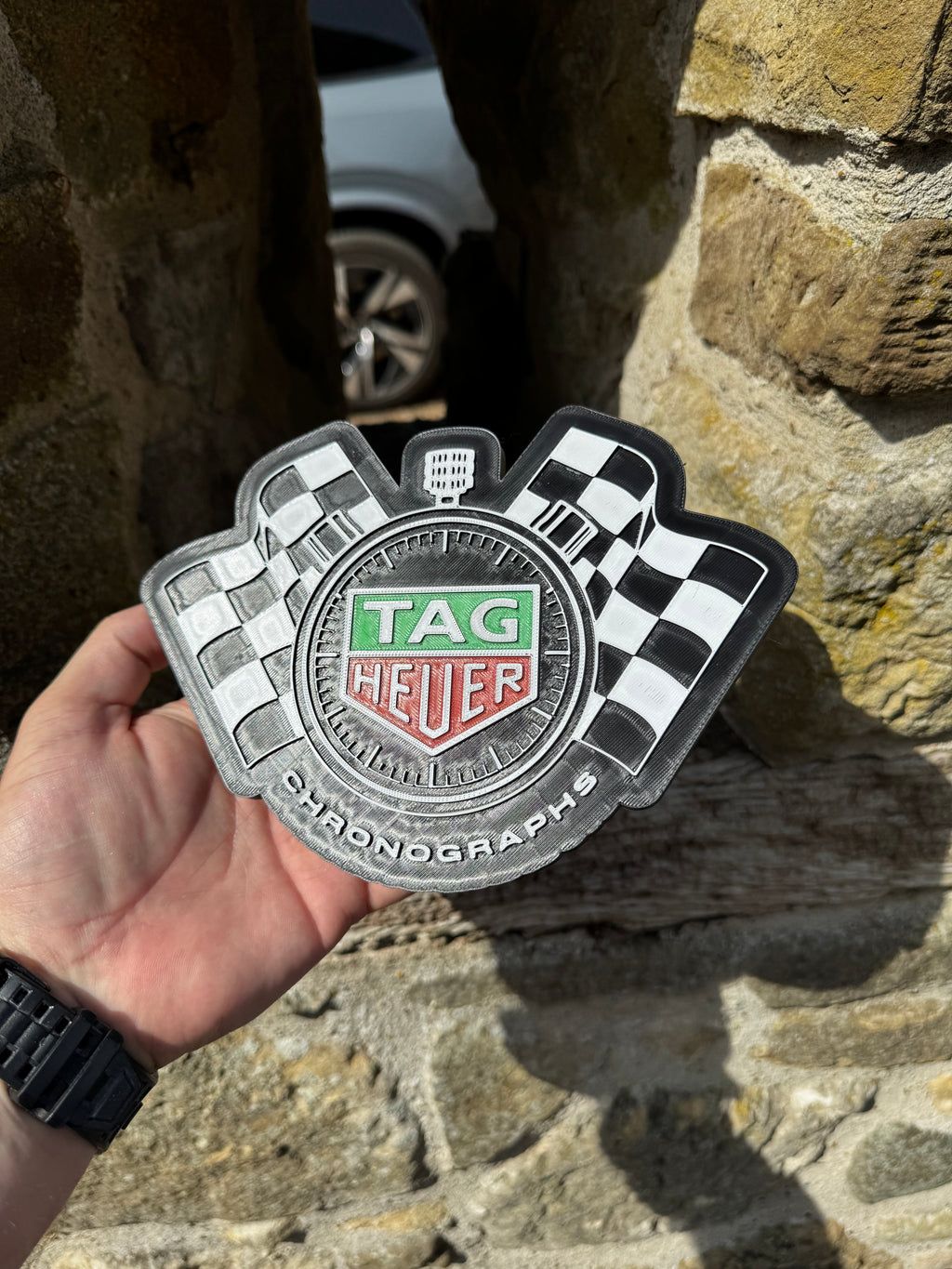 TAG Heuer Racing Chronograph 3D Wall Plaque