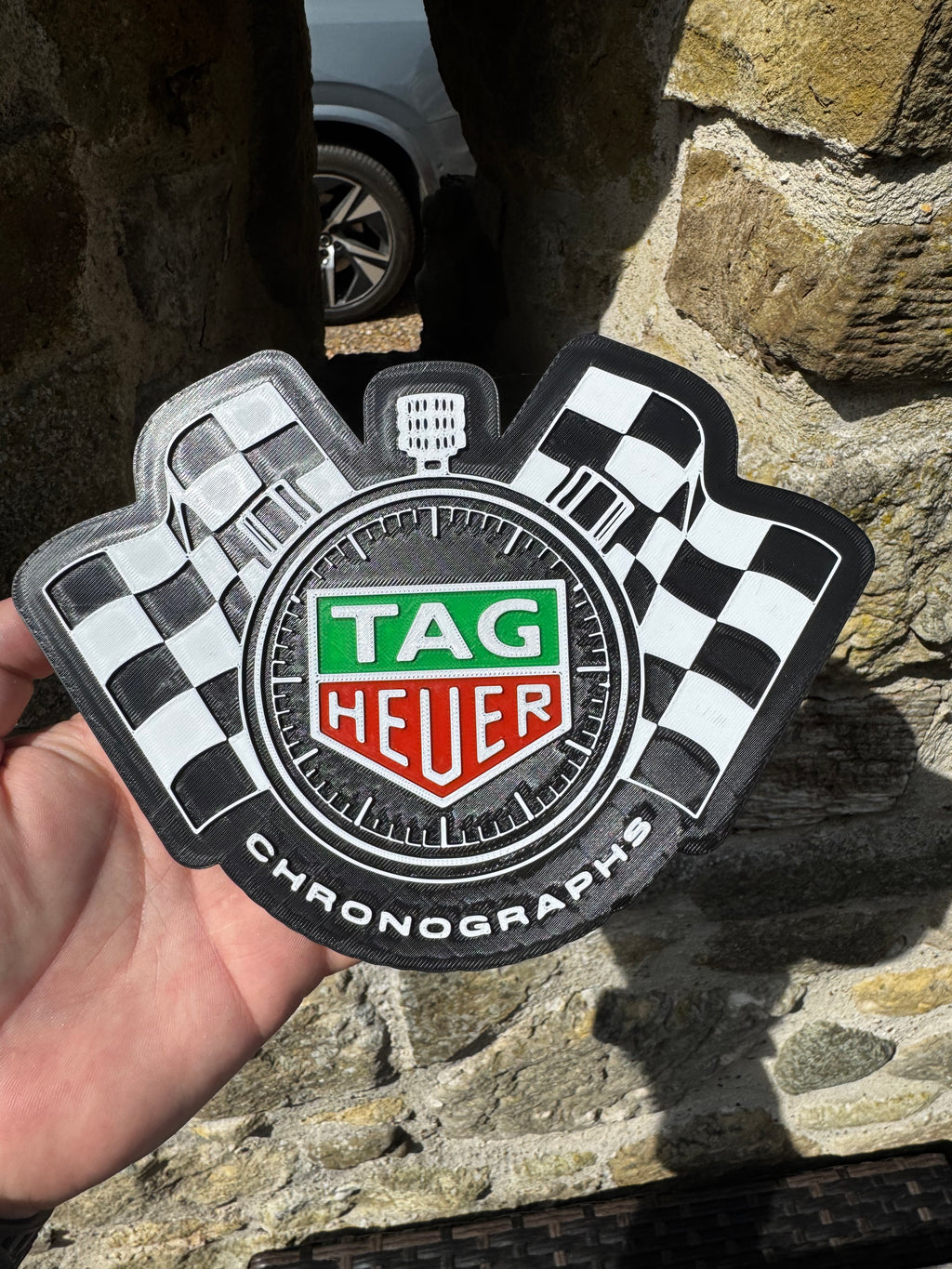TAG Heuer Racing Chronograph 3D Wall Plaque