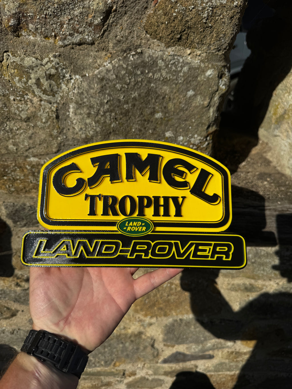 Land Rover Camel Trophy – 3D Printed Display Sign