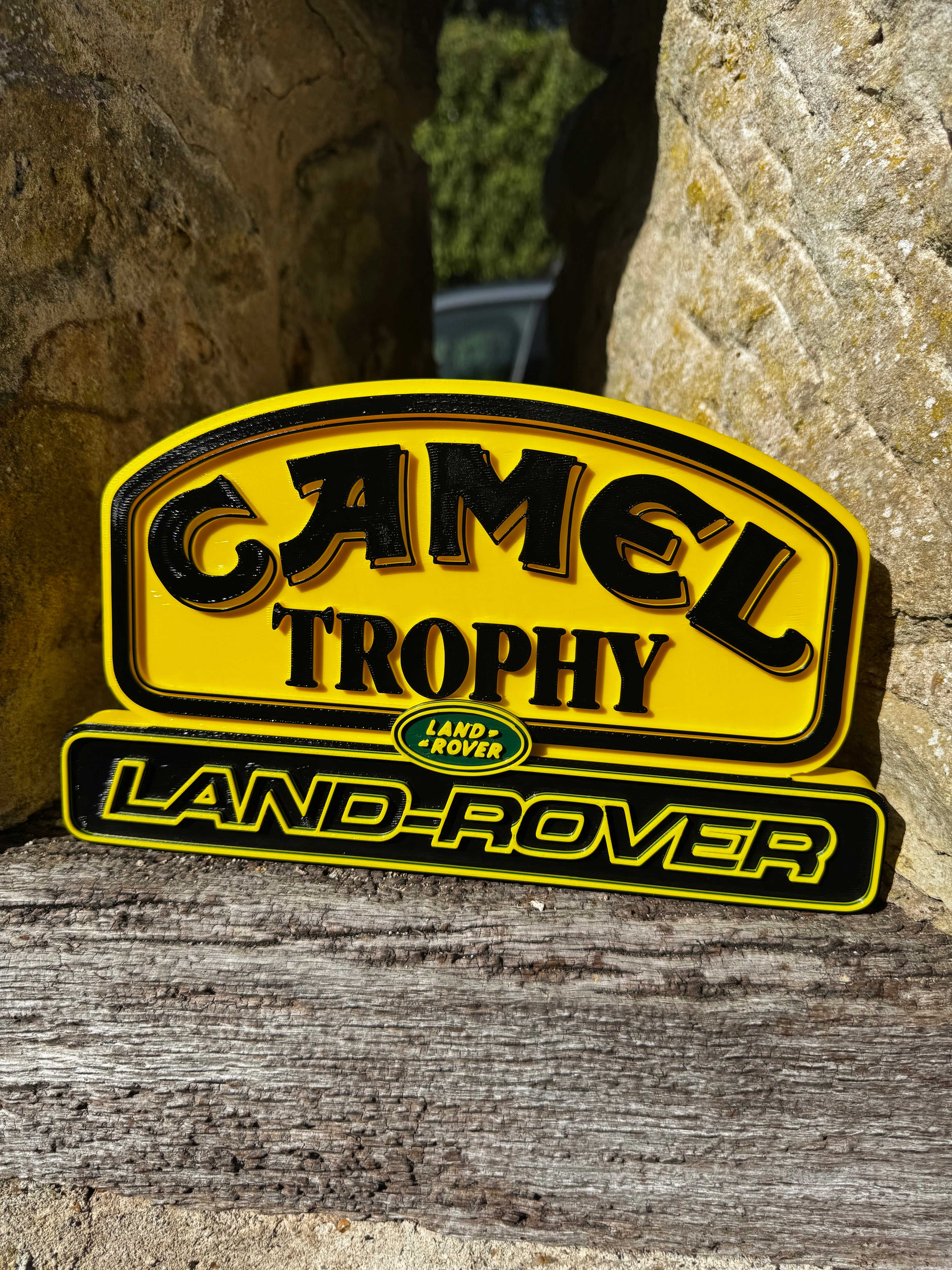 Land Rover Camel Trophy – 3D Printed Display Sign