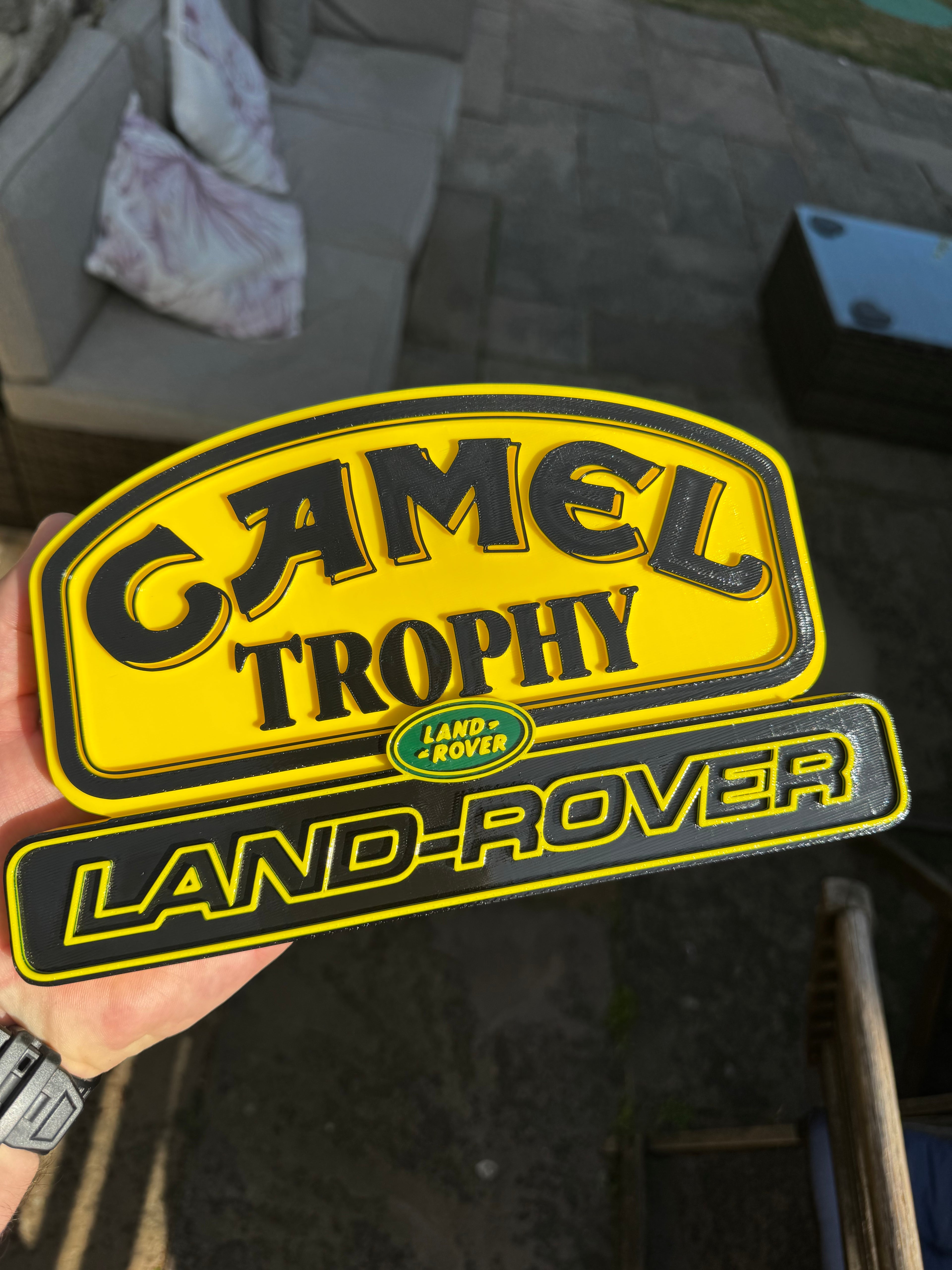 Land Rover Camel Trophy – 3D Printed Display Sign