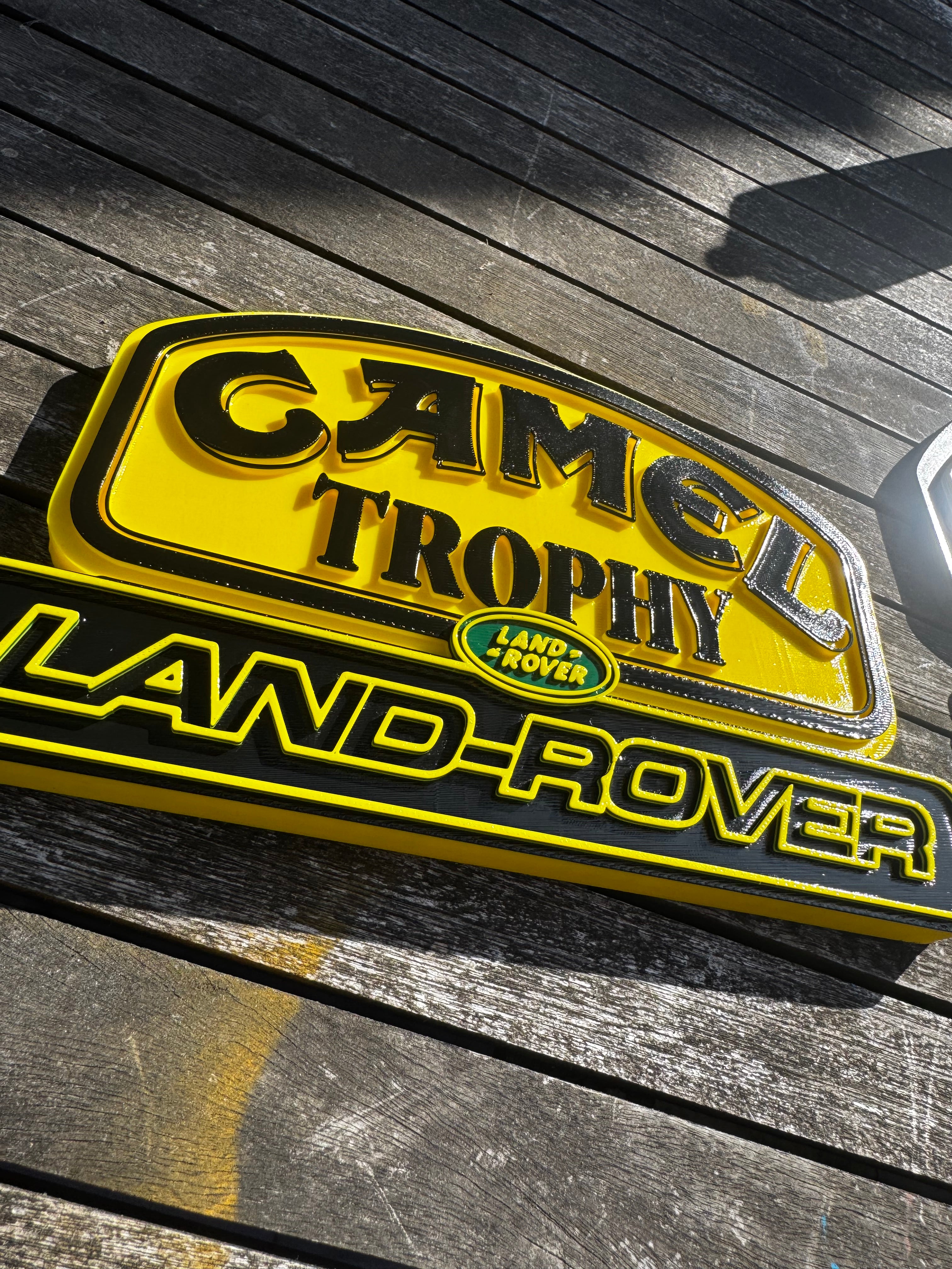 Land Rover Camel Trophy – 3D Printed Display Sign