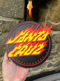 Santa Cruz Skateboards – Flame Logo 3D Wall Sign